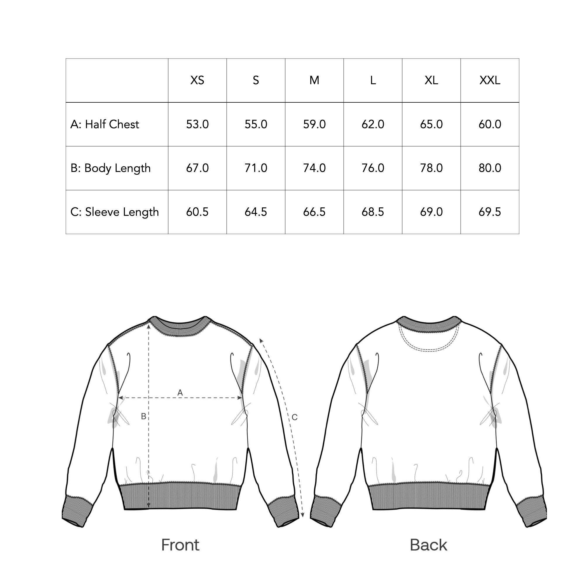 THE BLSNS CREWNECK 350 // light grey & faded black