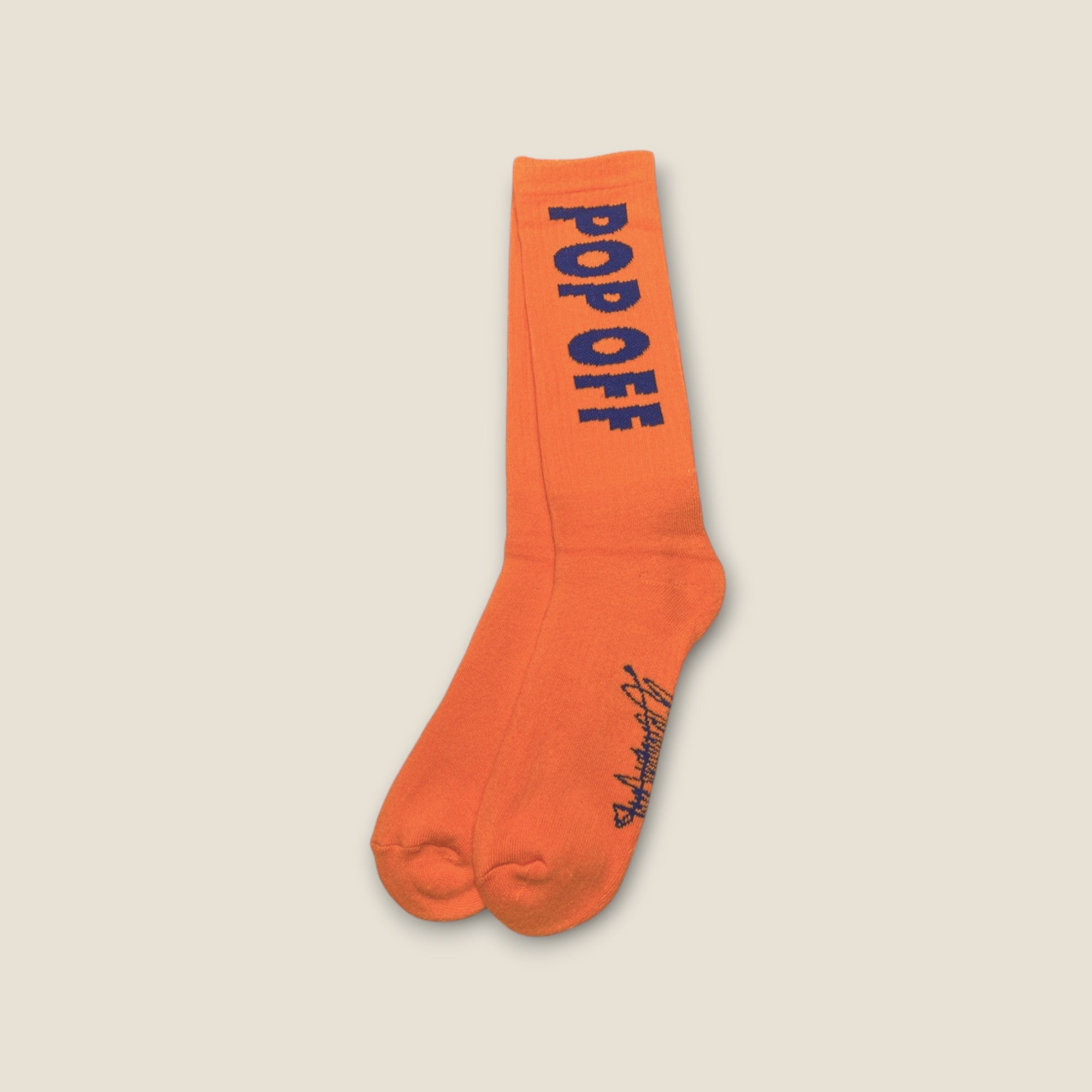 THE POP OFF SOCKS // orange