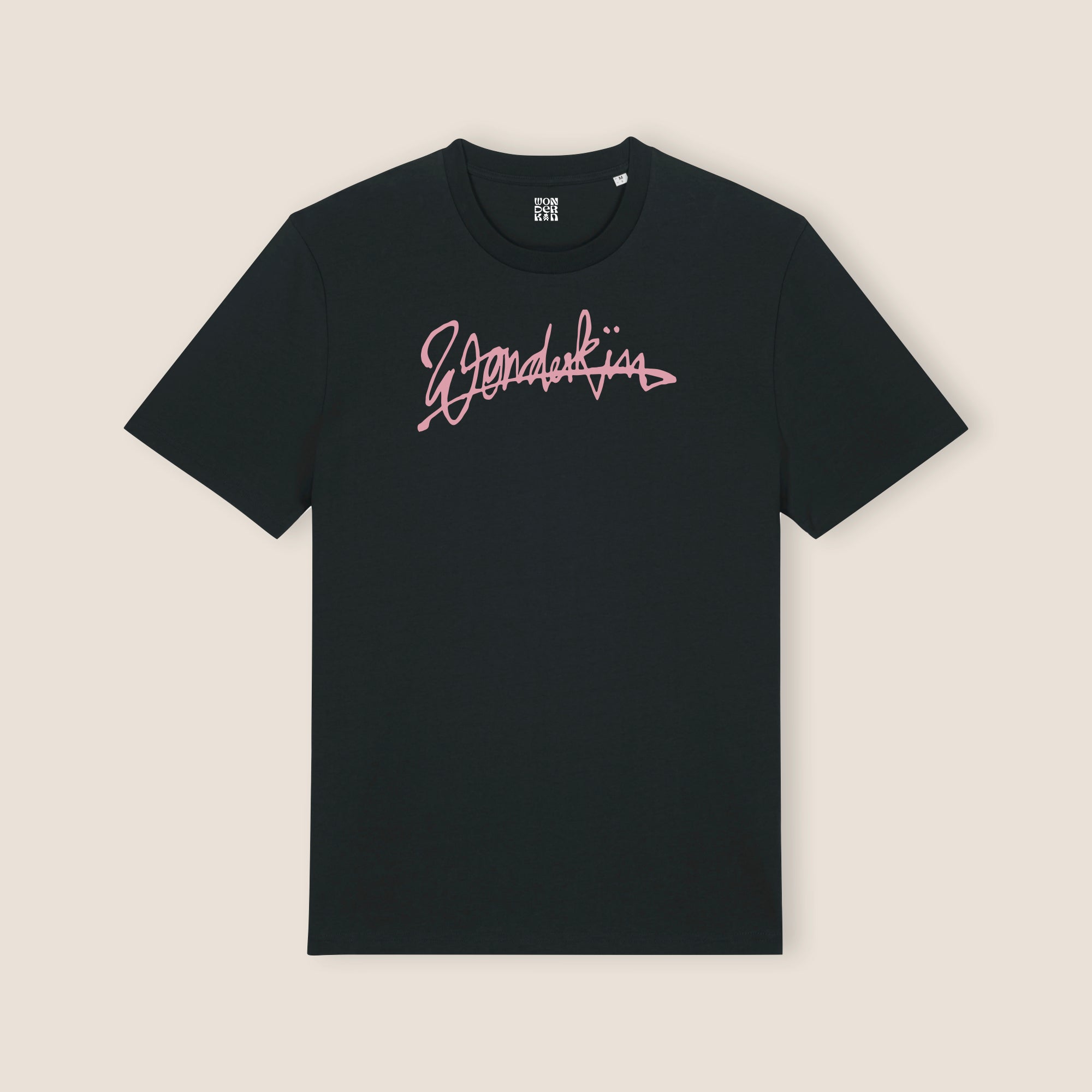 THE POP SIGNATURE TEE 180 // black & pink