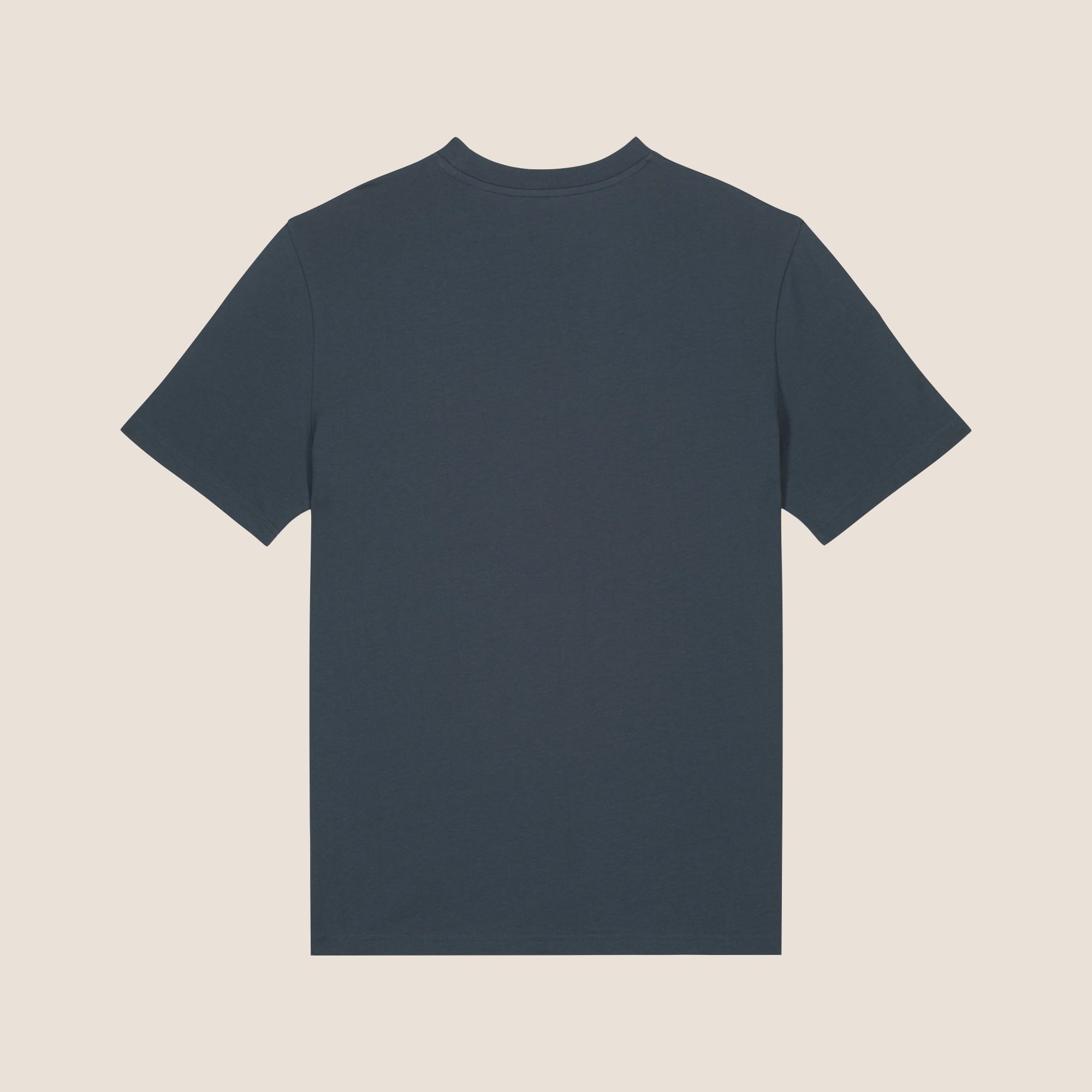 THE POP SIGNATURE TEE 180 // india ink & beige