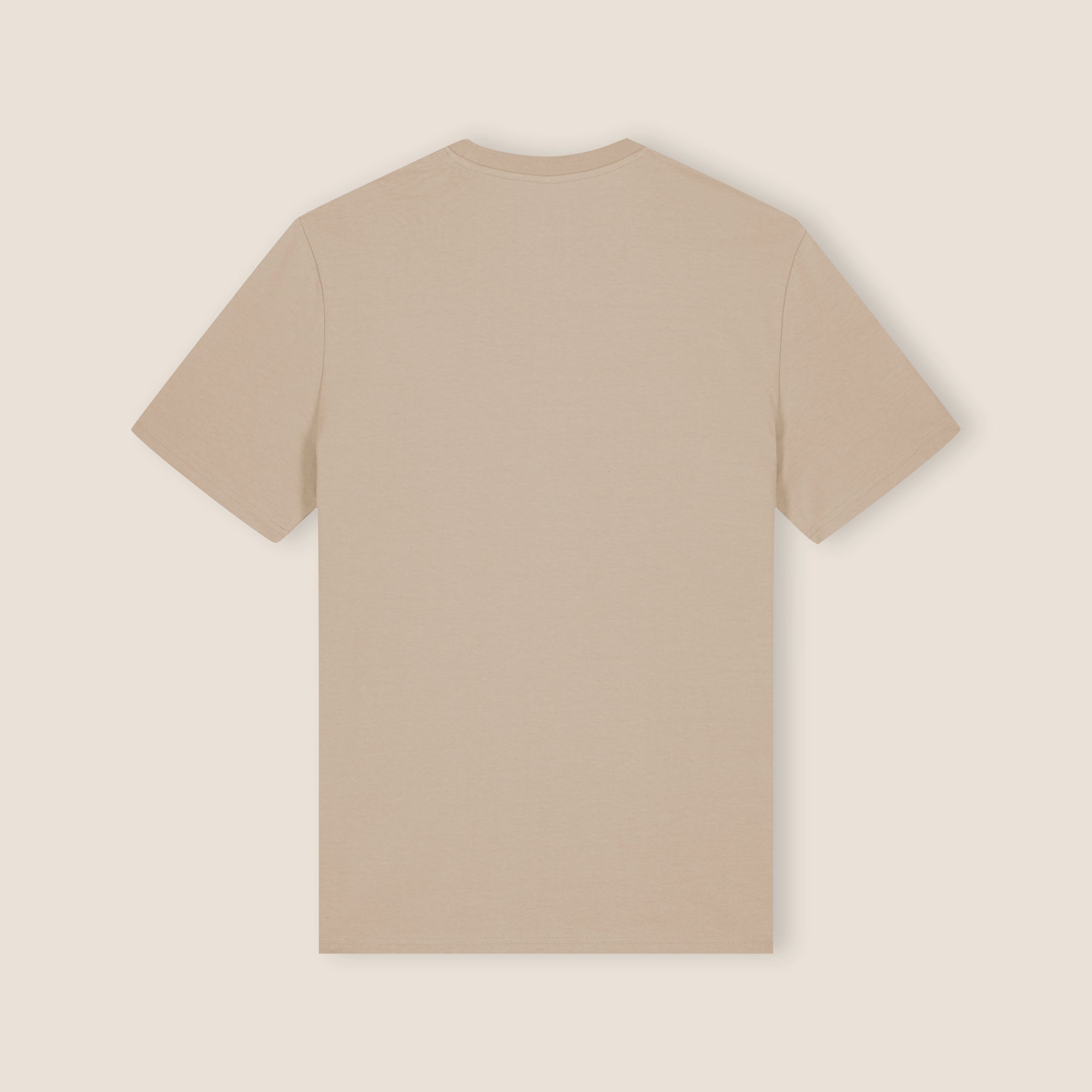 THE POP SIGNATURE TEE 180 // desert dust & blue