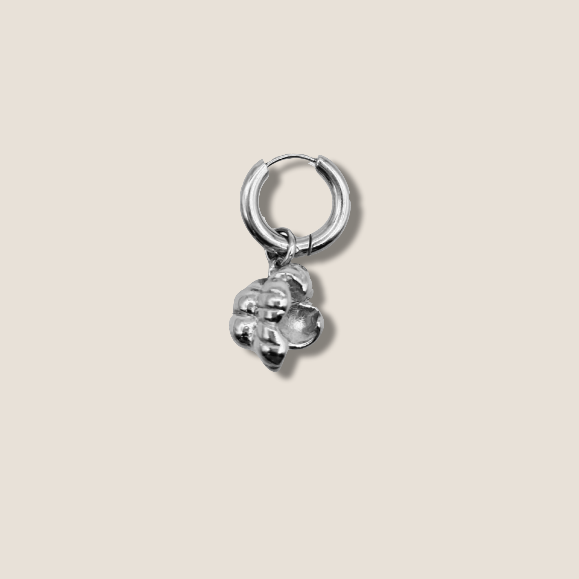 THE POPCORN CHARMED SINGLE HOOP / steel