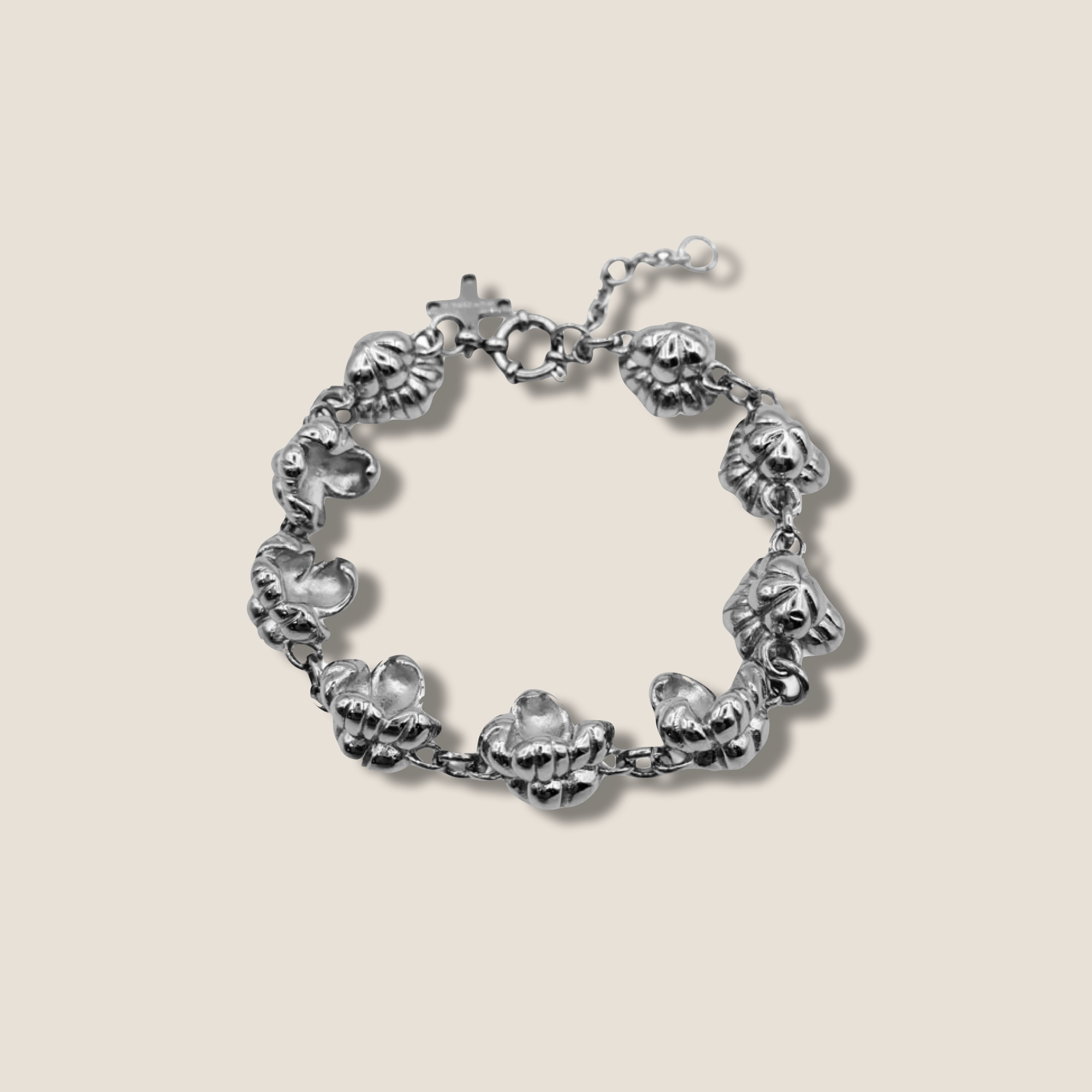 THE POPCORN KIN BRACELET / steel