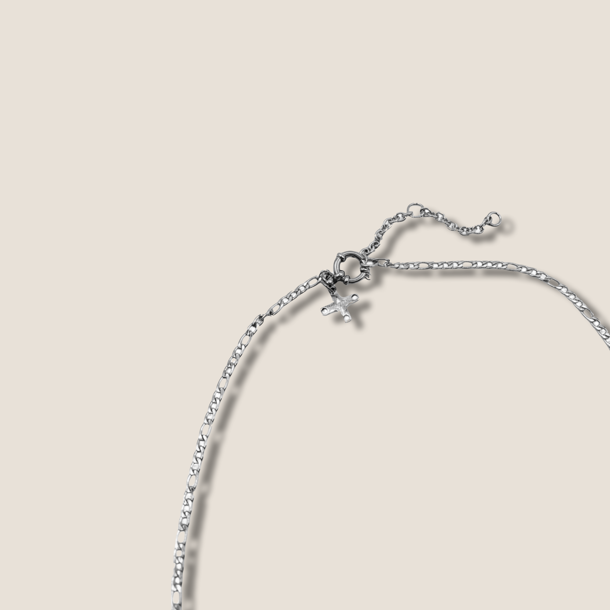 THE POPCORN NECKLACE / steel