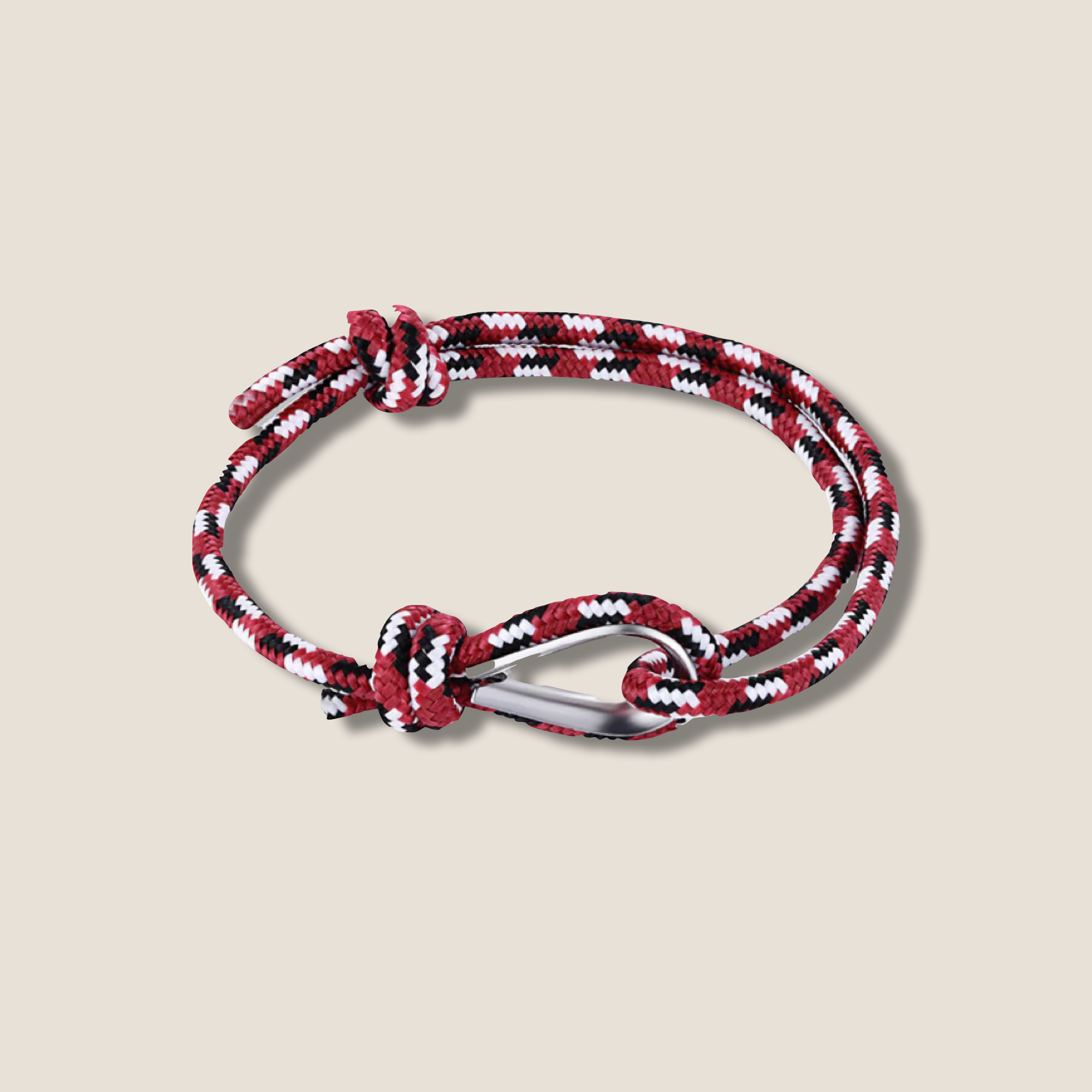 THE POP HOOK BRACELET // wine white