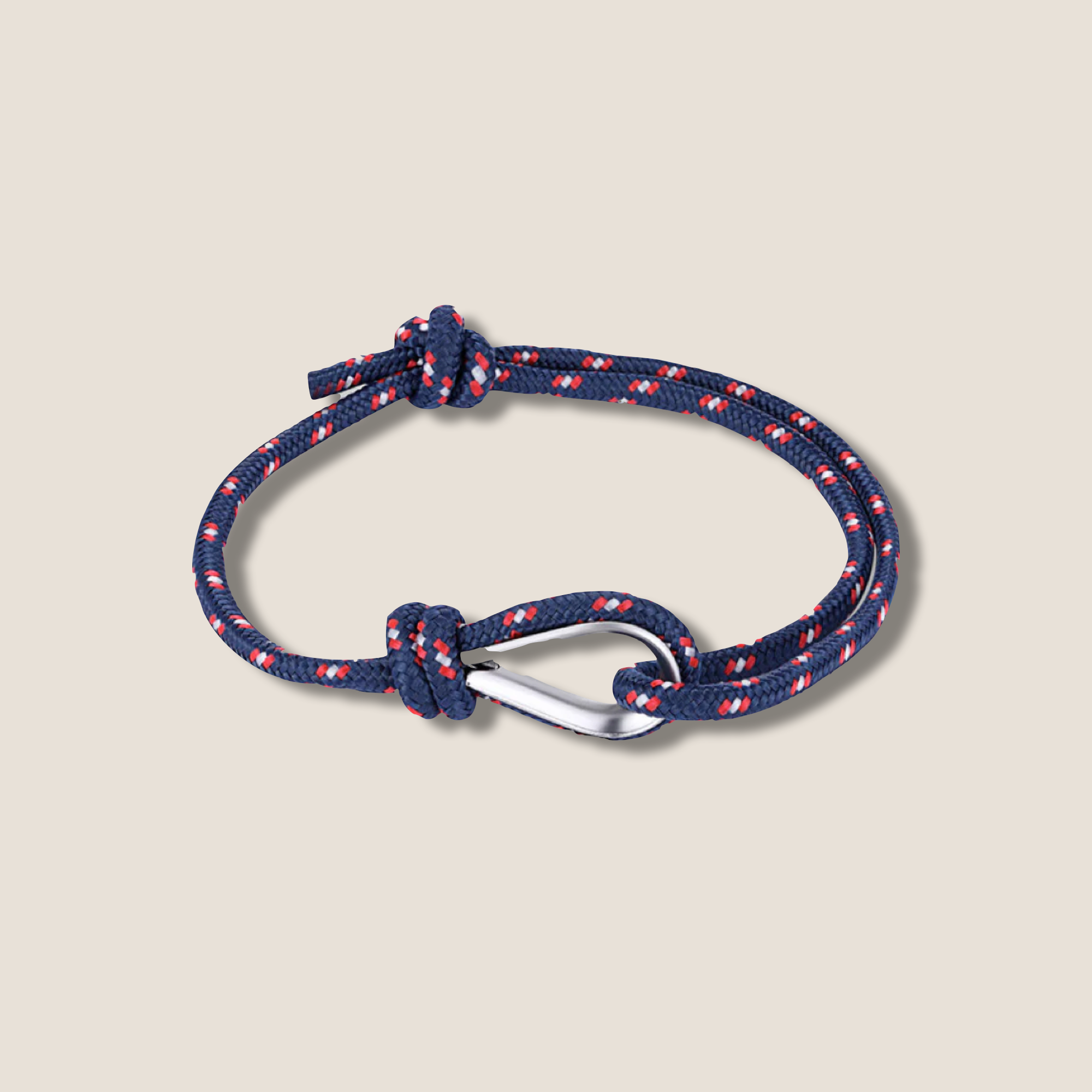 THE POP HOOK BRACELET // blue red