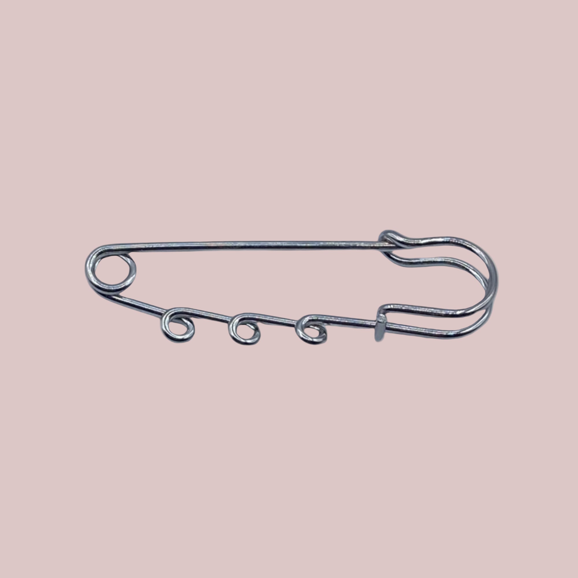 THE POP SAFETY PIN // Goldplated Steel