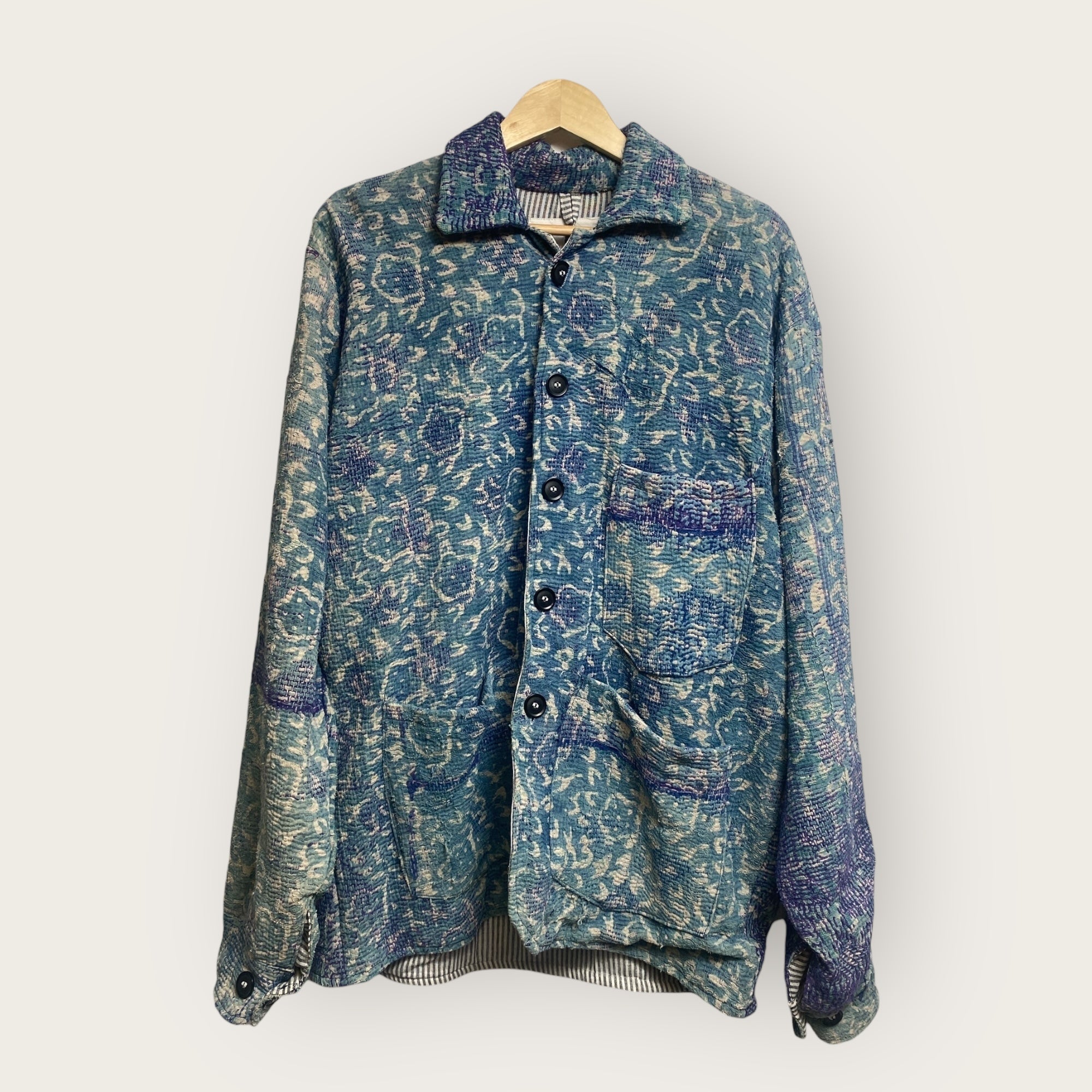 THE LONG KANTHA CHORE JACKET // #30 - ONE of ONE
