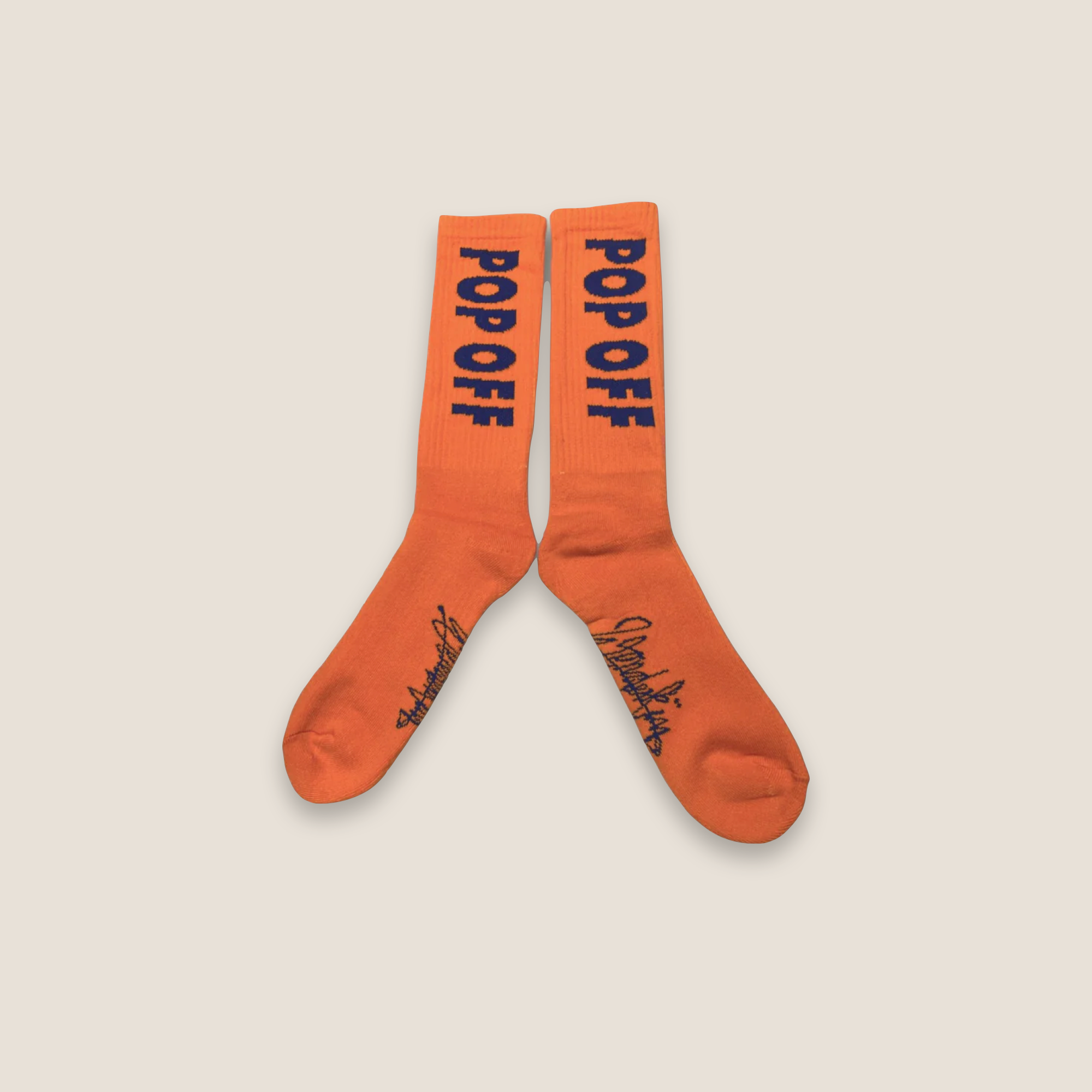 THE POP OFF SOCKS // orange