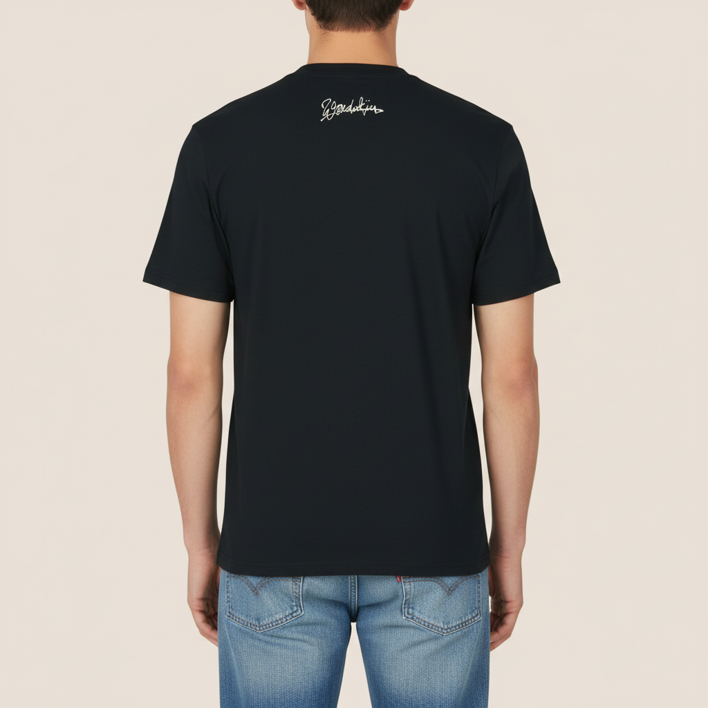 THE LOVER TEE 180 // black and pink