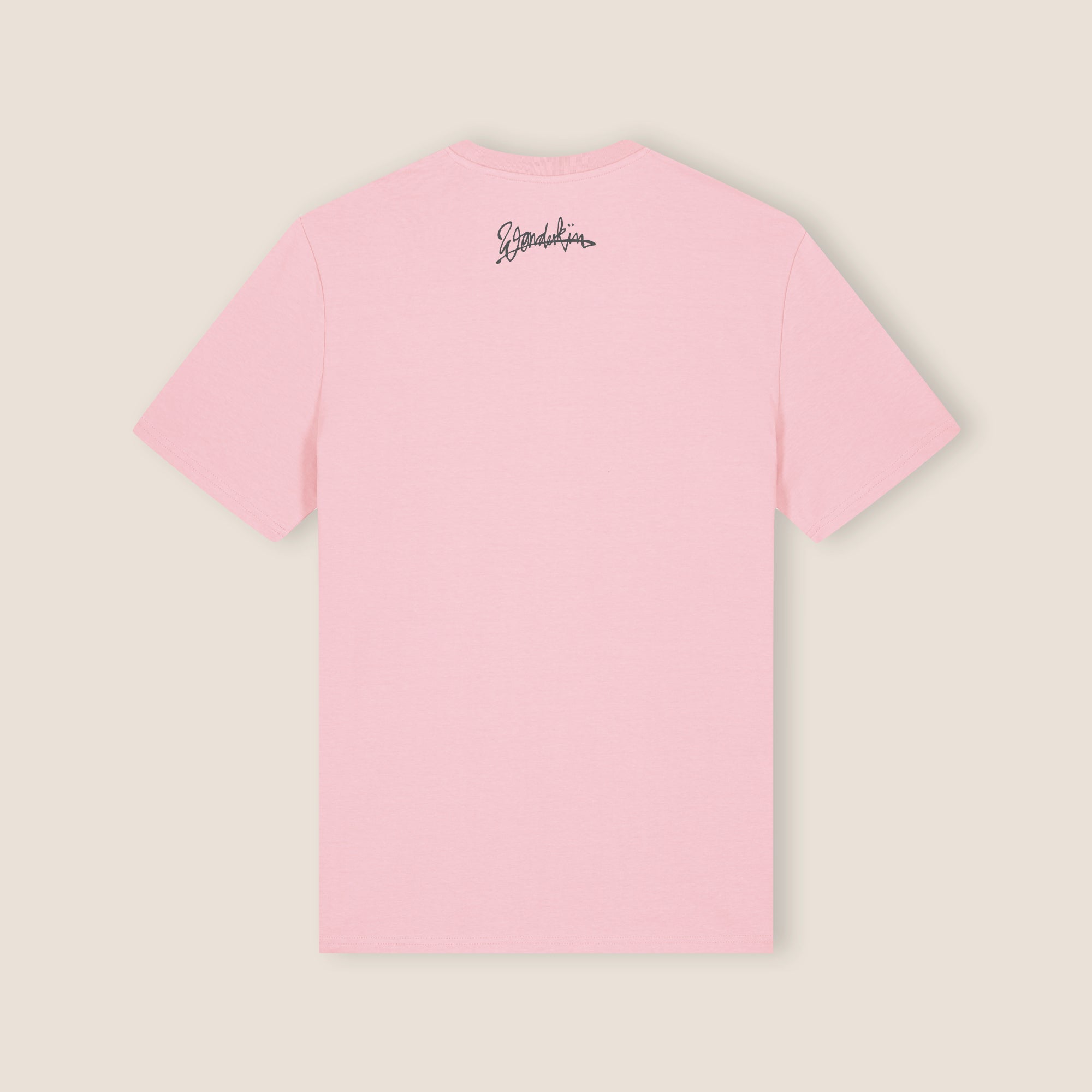 THE LOVER TEE 180 // cotton pink & faded black