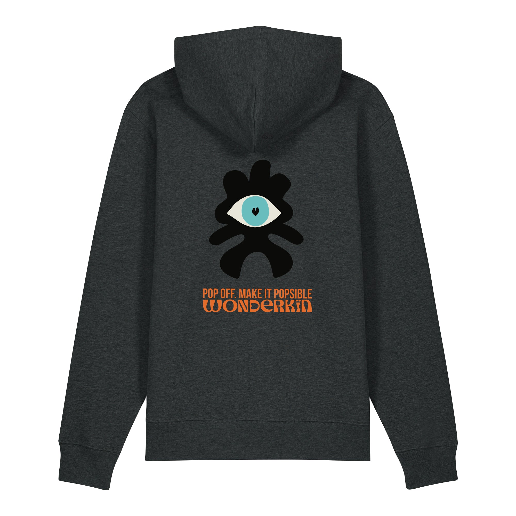 THE POP HOODIE 350 // dark heather grey