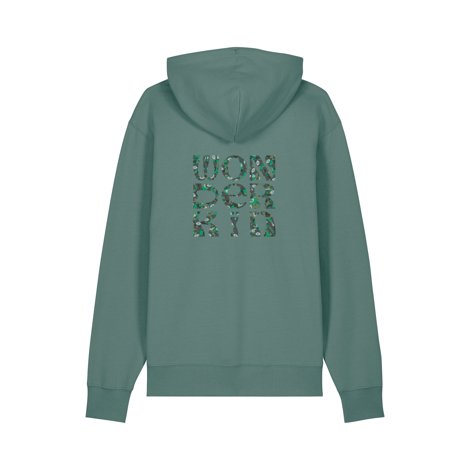 THE POP HOODIE 350 // green with the jungle