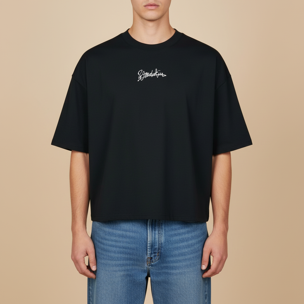 THE POPSEE EYE TEE 200 // black & off white