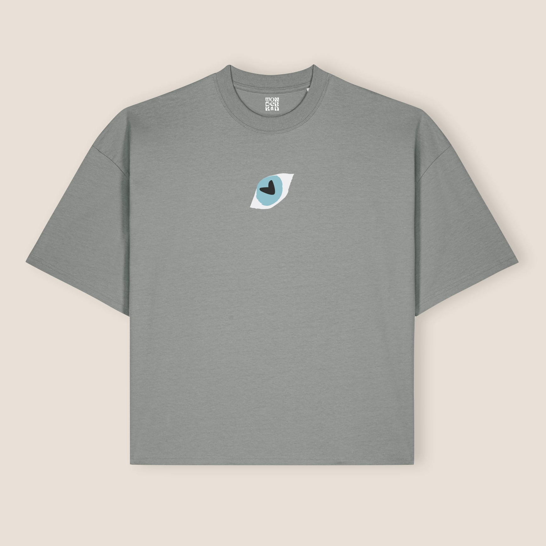 THE POPSEE SIGNATURE TEE 200 // misty grey & faded black