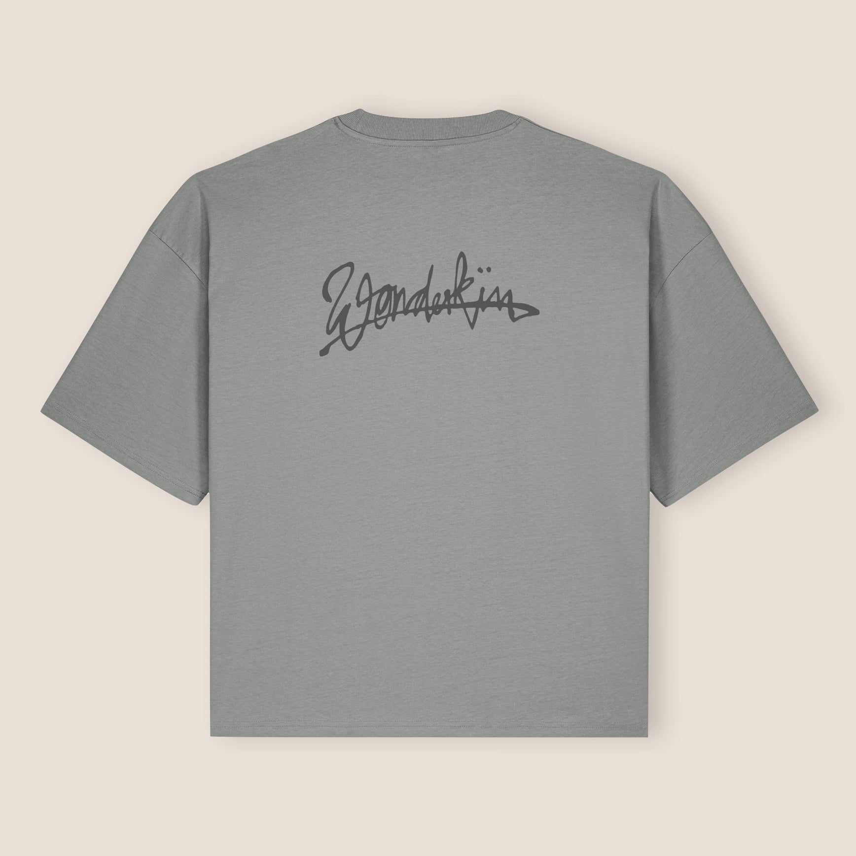 THE POPSEE SIGNATURE TEE 200 // misty grey & faded black