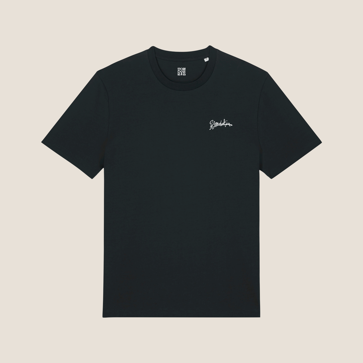 THE POP SIGNATURE TEE SS 180 // black & white