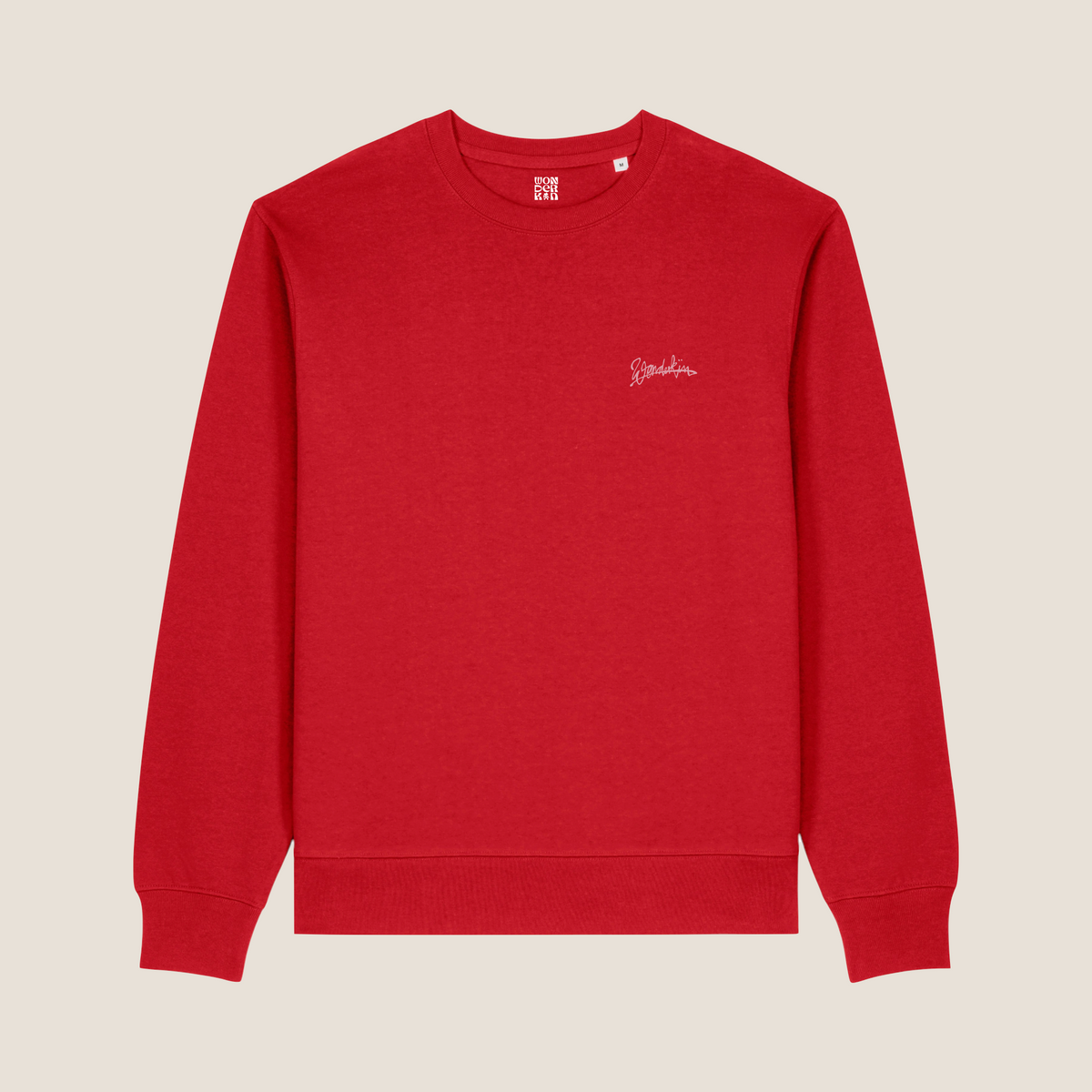 THE POP SIGNATURE SWEATSHIRT 350 // red & pink