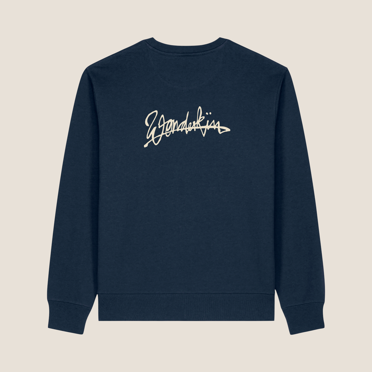 THE POP SIGNATURE SWEATSHIRT 350 // midnight blue & offwhite