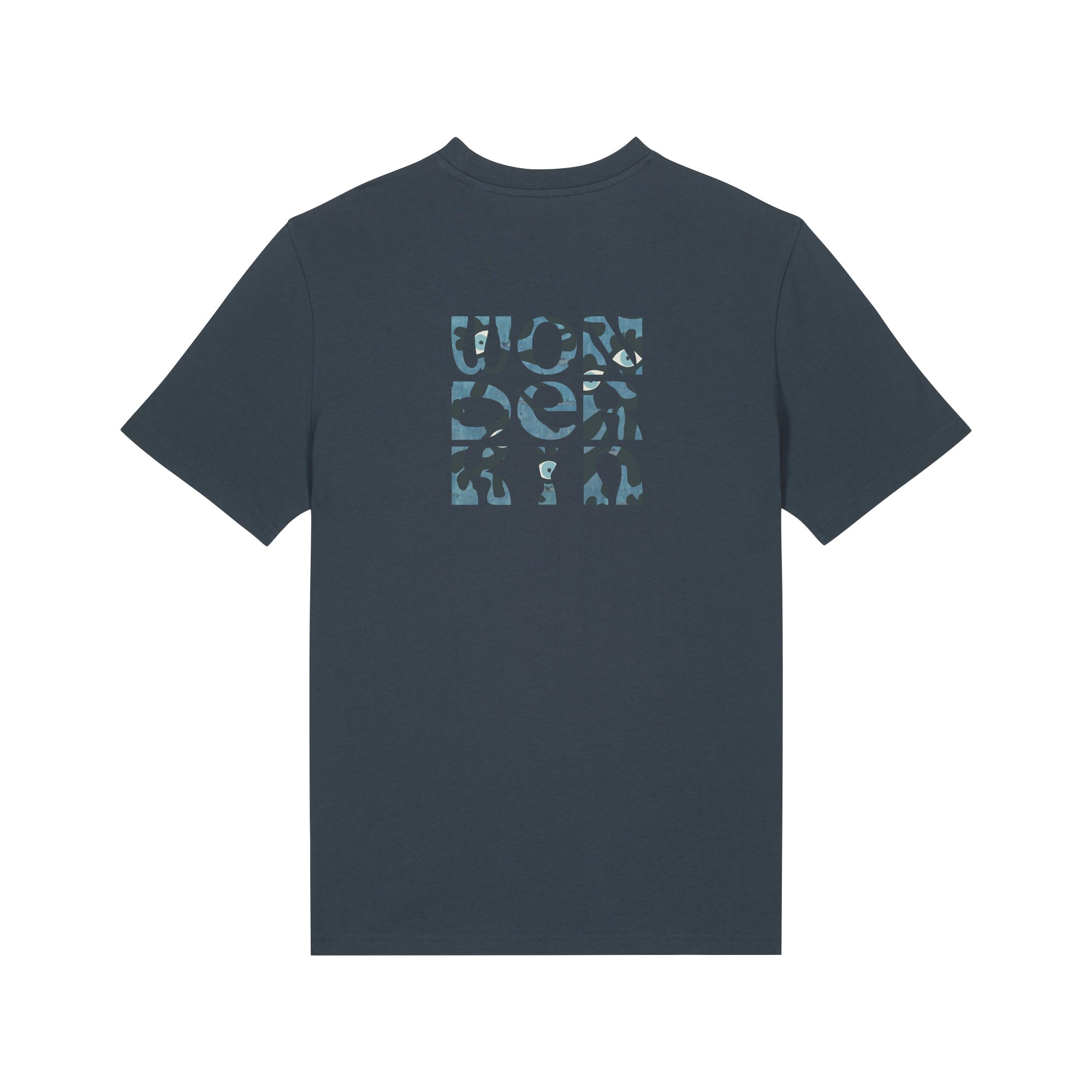 THE POP TEE 180  // ink grey with the play artwork