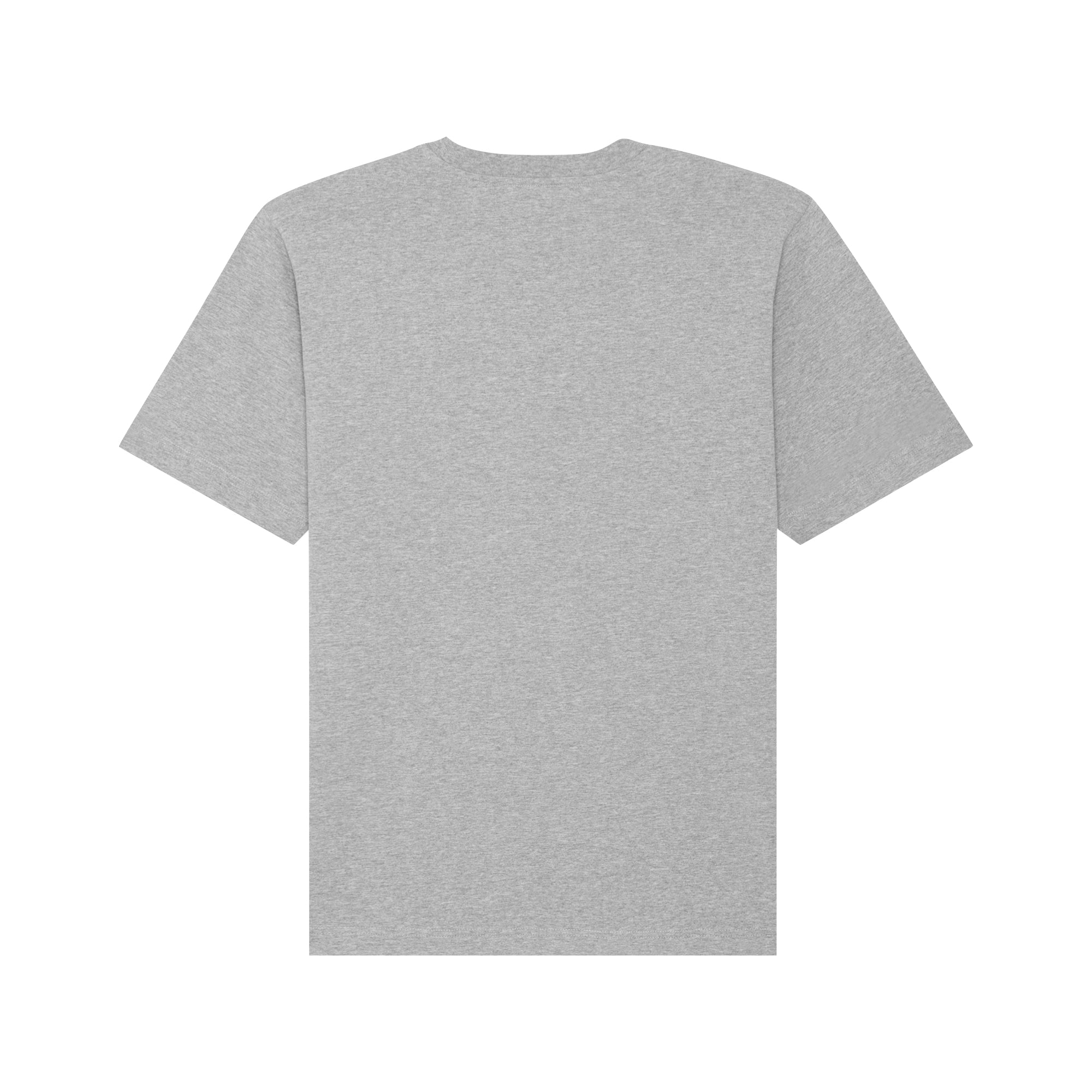 THE POP TEE 240 // heather grey with black