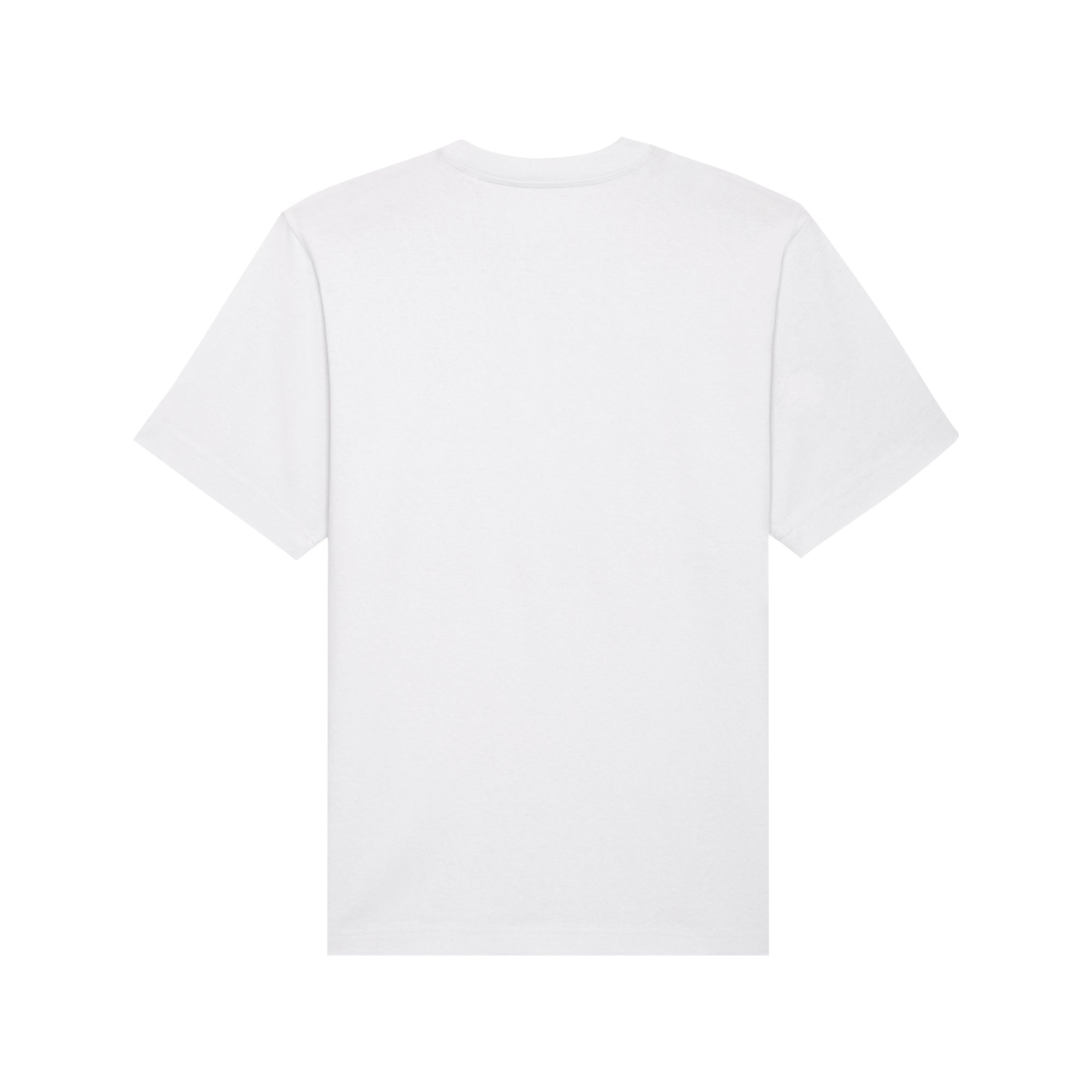 THE POP TEE 240 // white with black