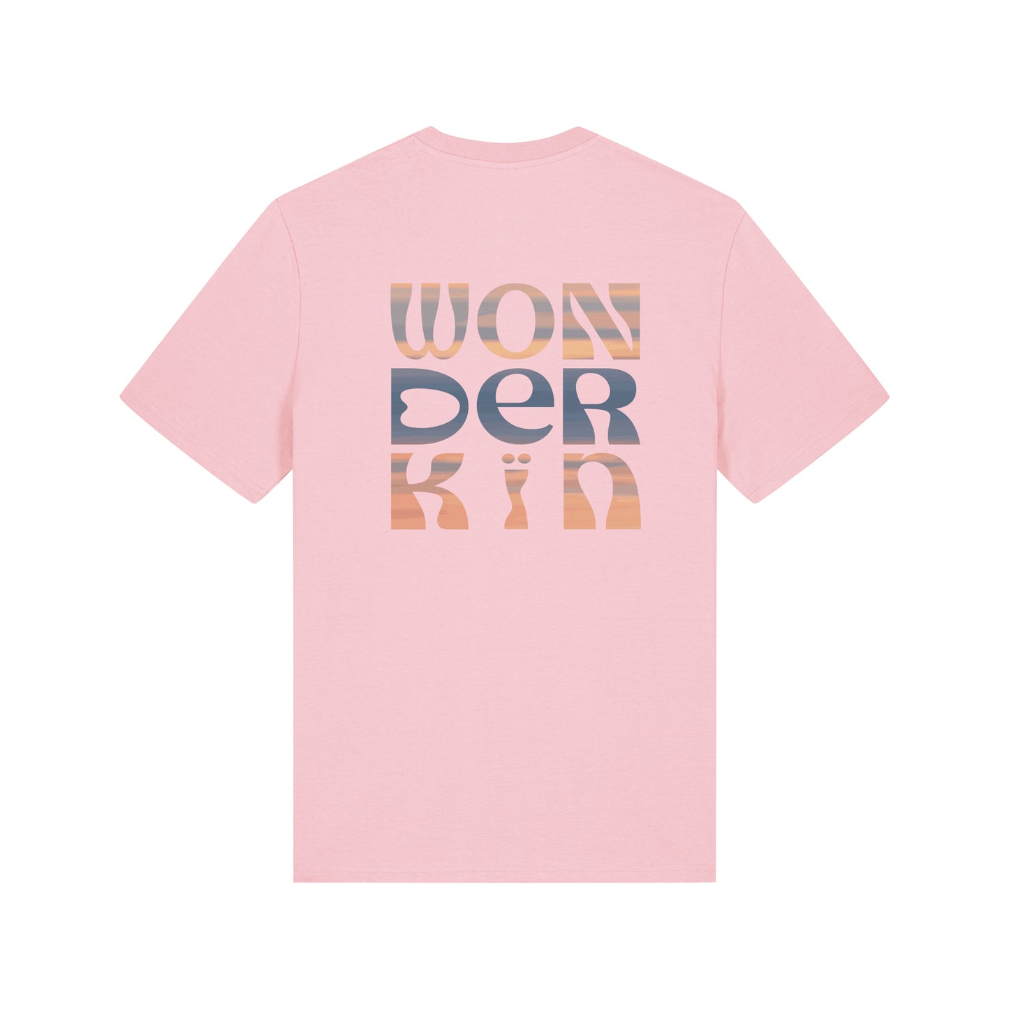 THE POP TEE 180 // light pink with the balance artwork