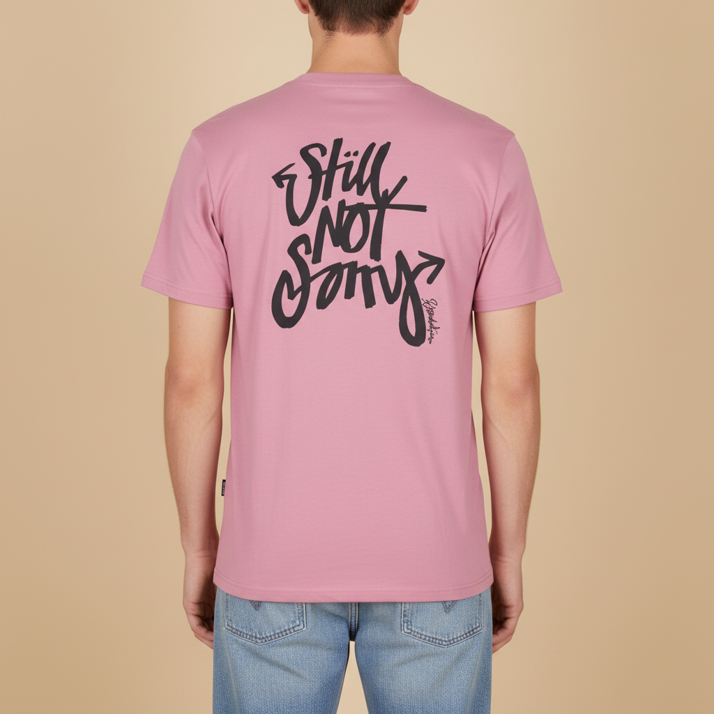 THE POP STILL TEE 180 // lilac dream & faded black