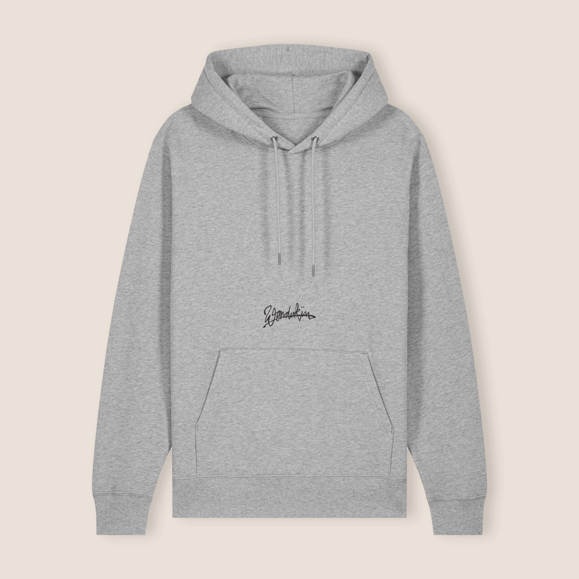 THE BLSNS HOODIE 350 // light grey & faded black