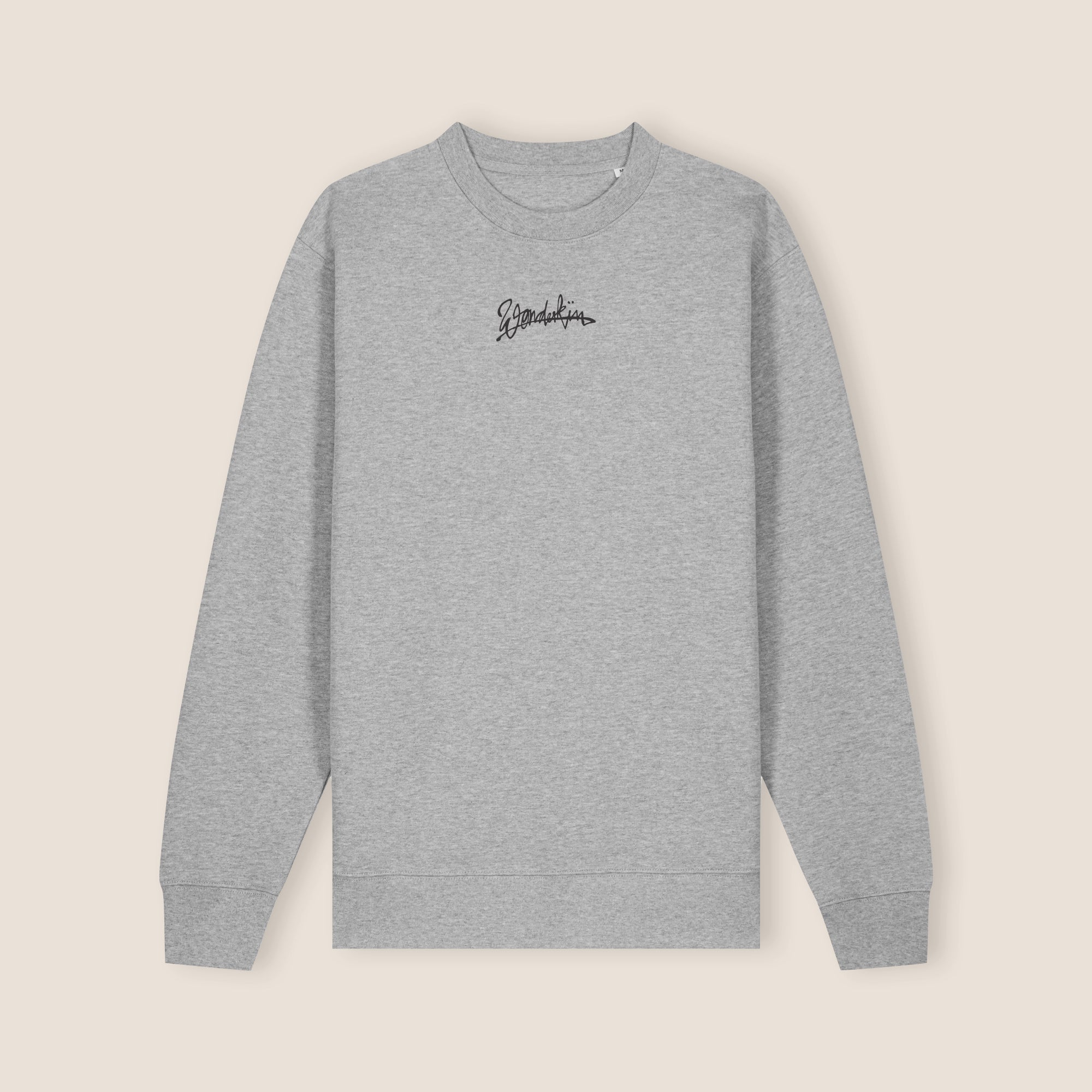 THE BLSNS CREWNECK 350 // light grey & faded black