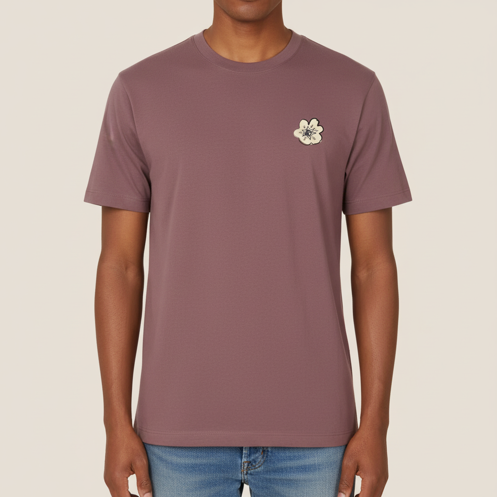 THE POWER POP TEE 180 // mauve powder