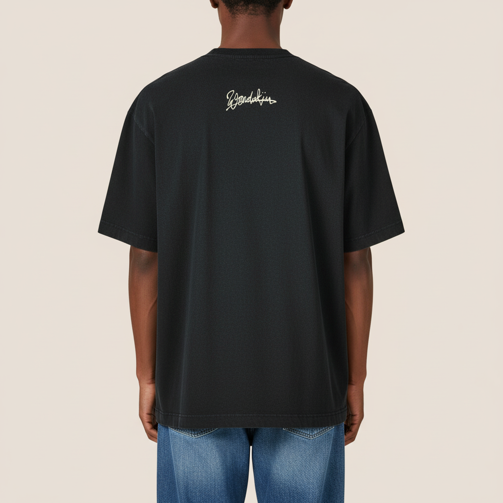 THE BORN LOUD.STILL NOT SORRY TEE 240 // black rock & beige