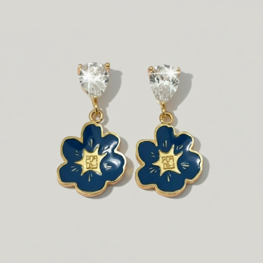 THE POWER POP SHINE EARRING // WHITE