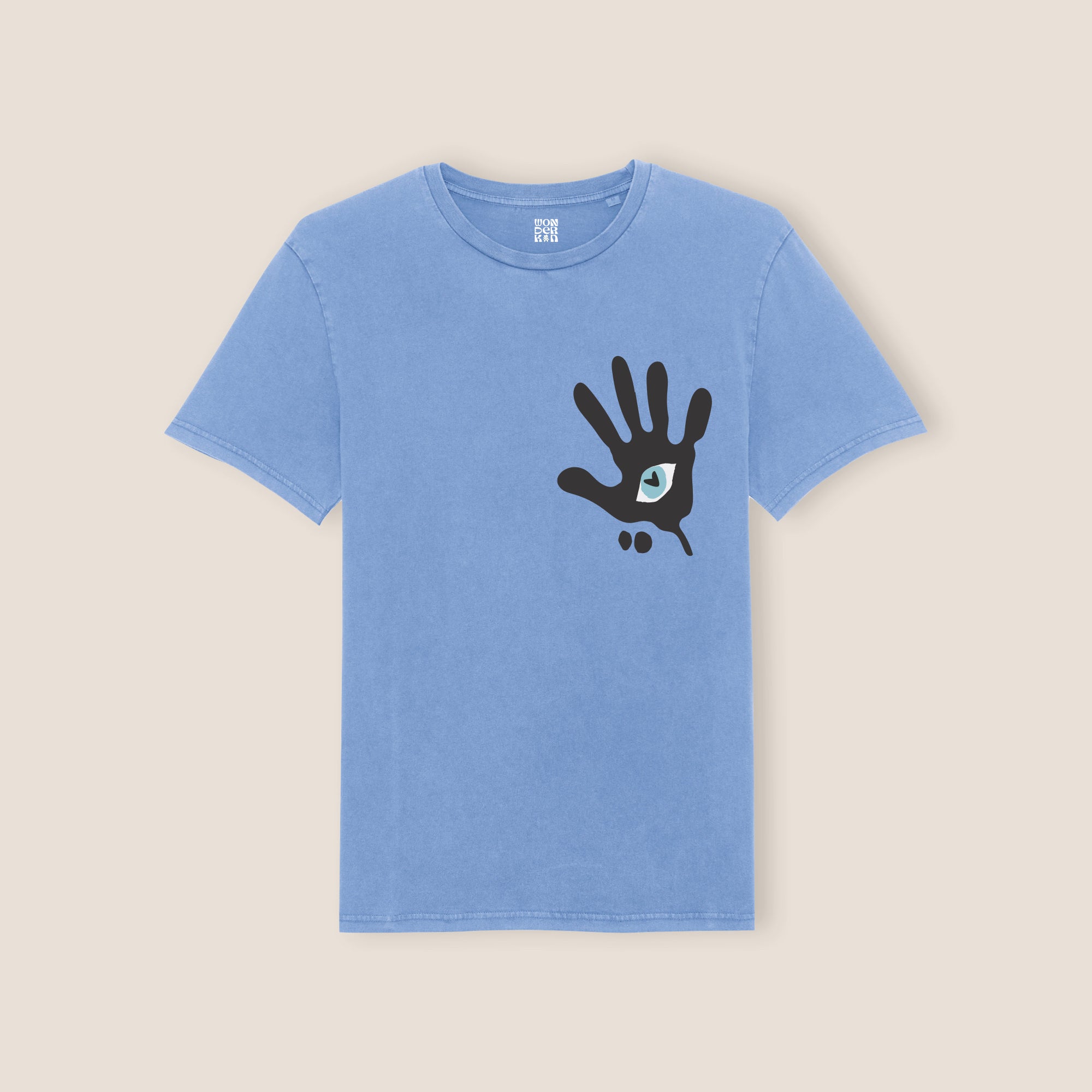 The HANDS ON TEE 155 // blue & black