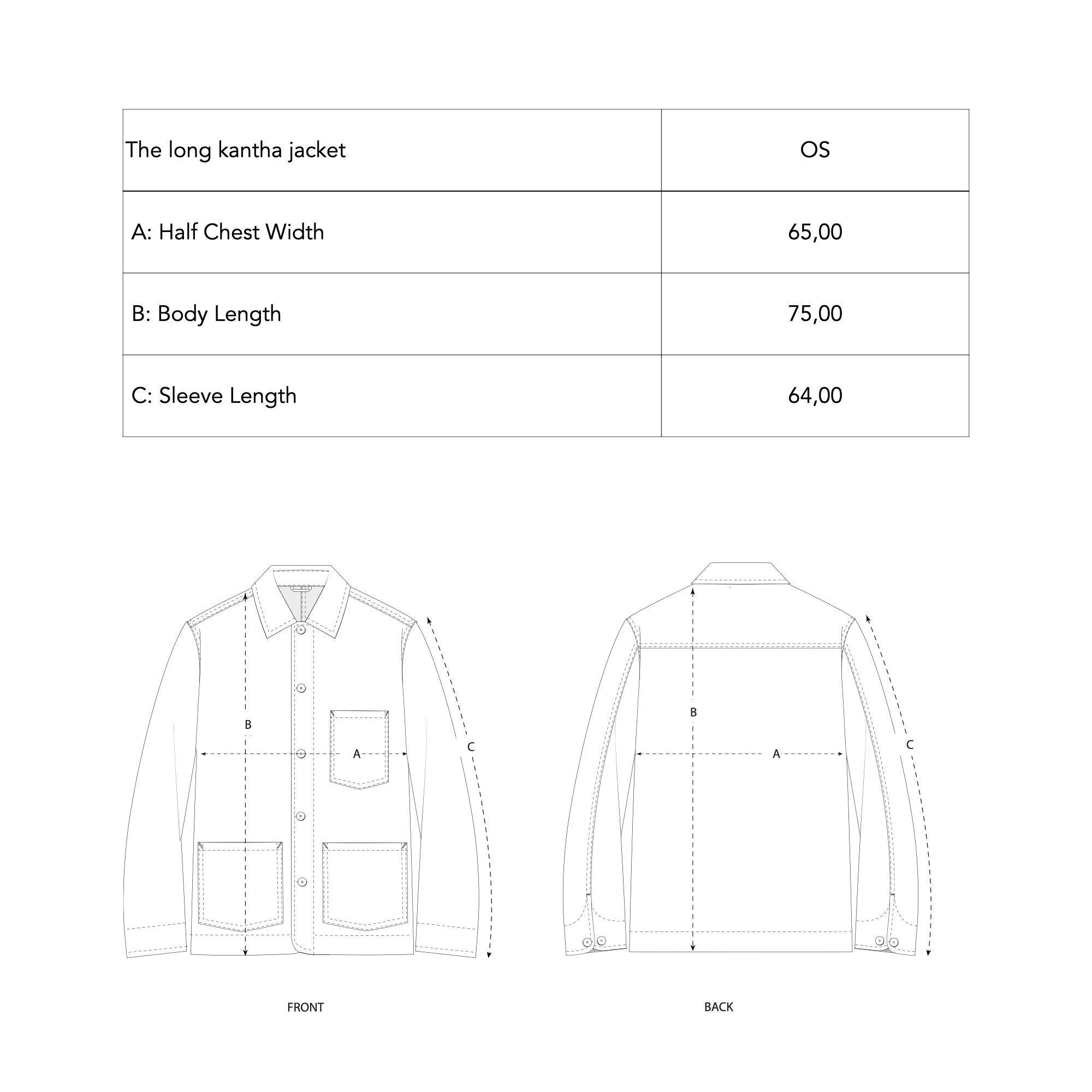 THE LONG KANTHA CHORE JACKET // #34 - ONE of ONE