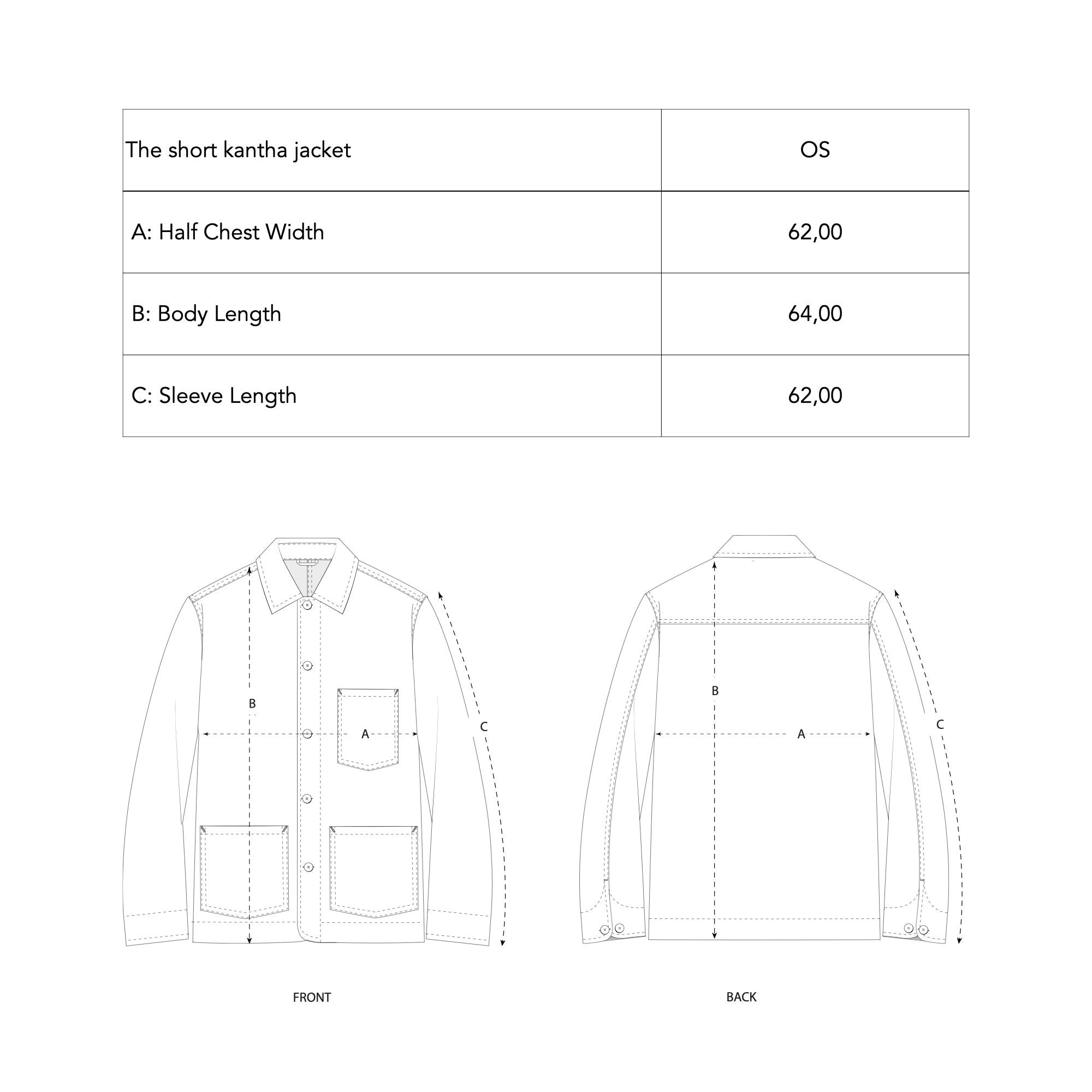 THE SHORT KANTHA CHORE JACKET // #186 - ONE of ONE