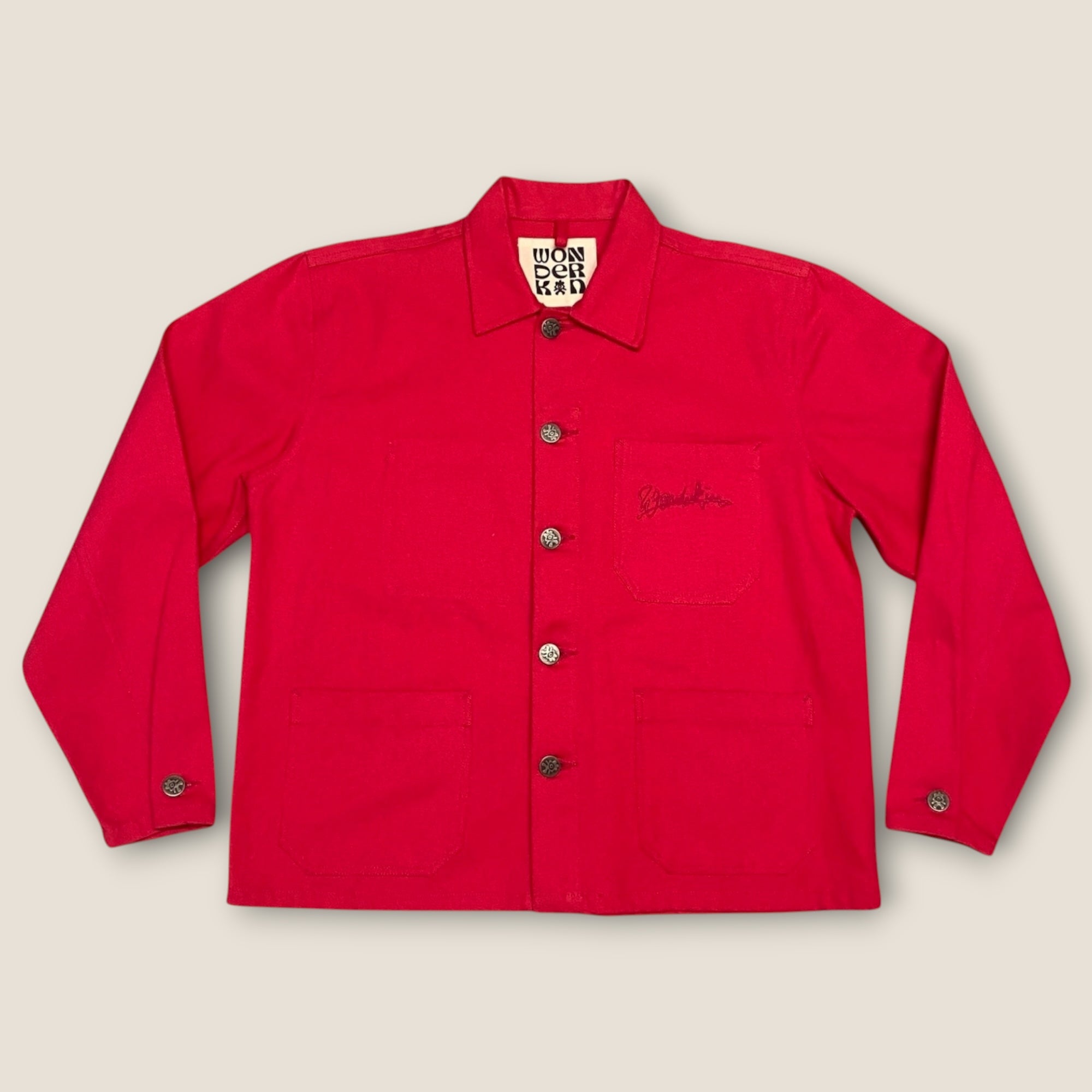 THE POP WORK JACKET // Pink Red