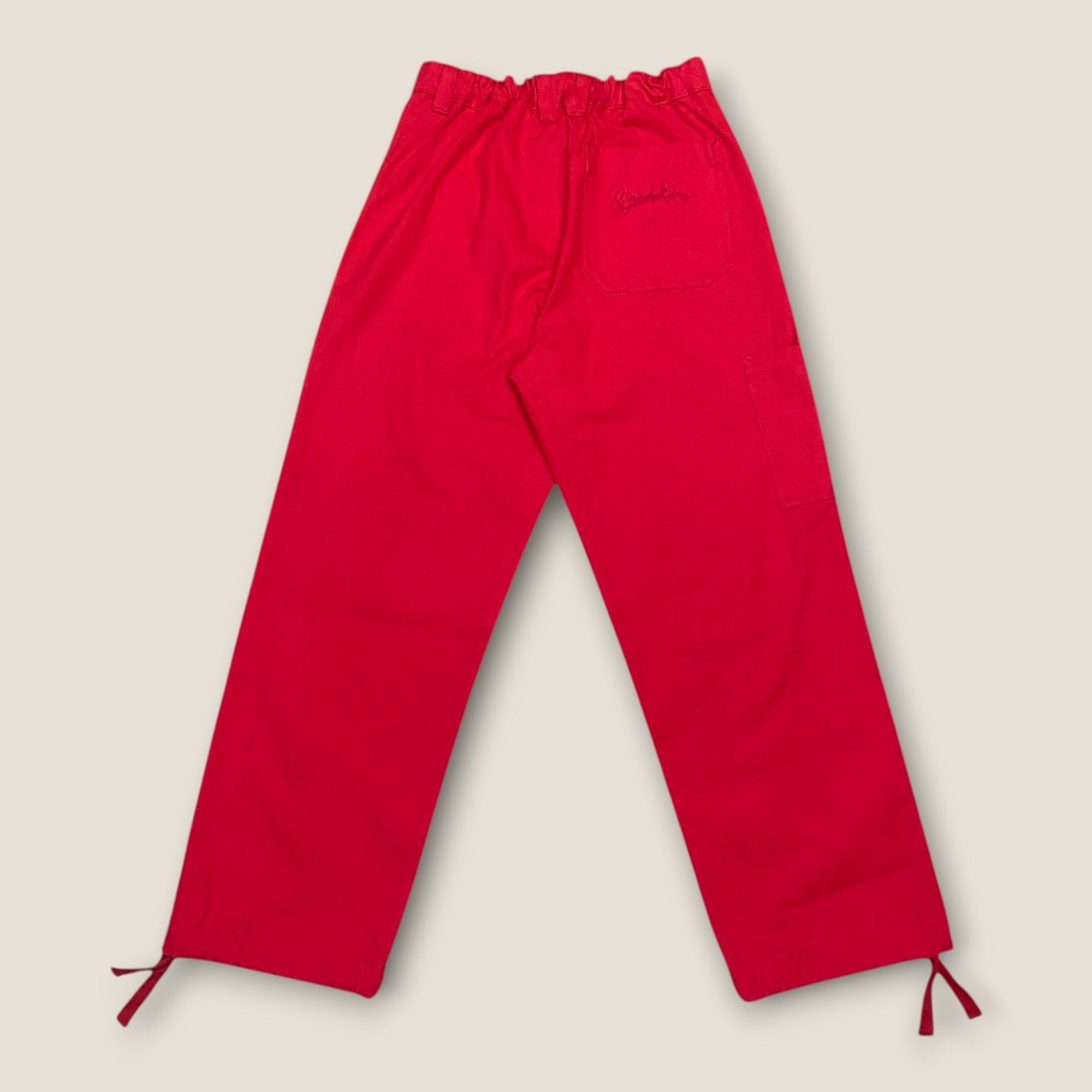 THE POP WORK PANT // Pink Red