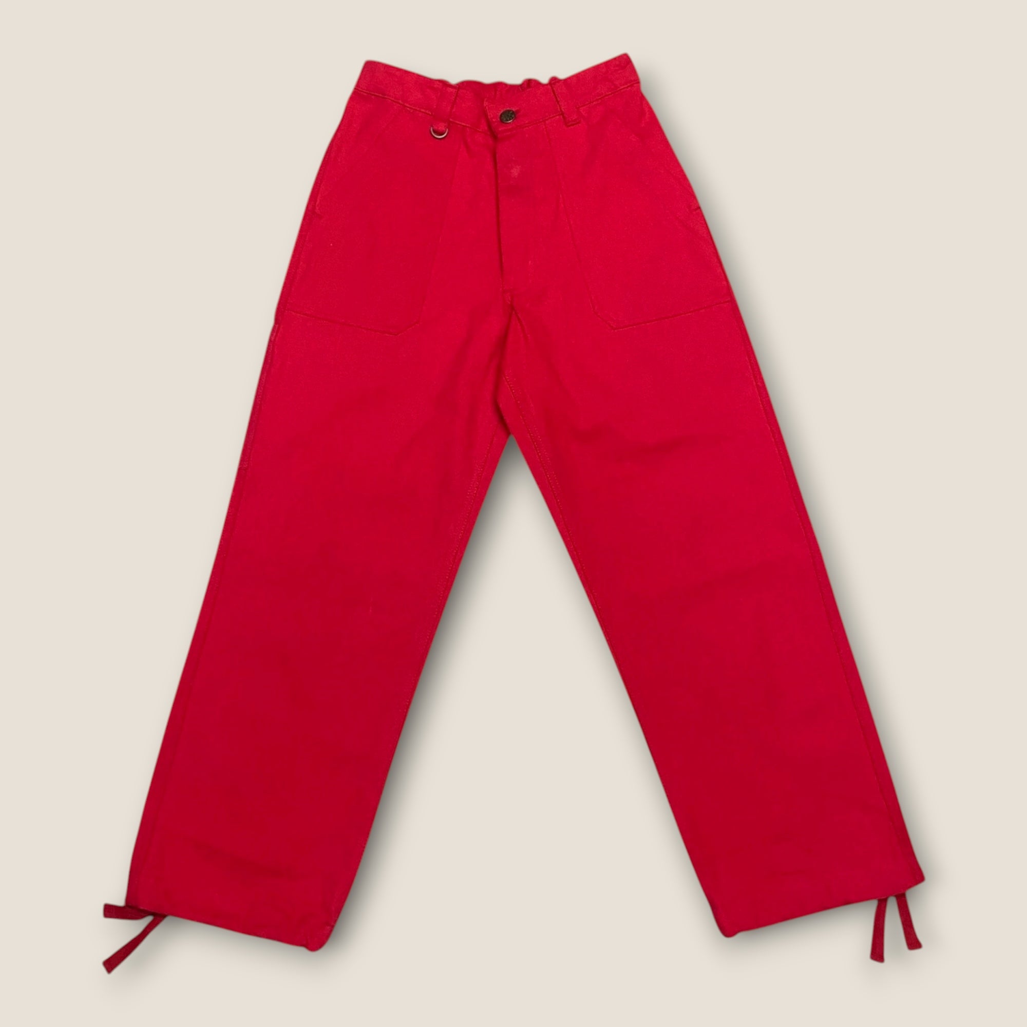 THE POP WORK PANT // Pink Red