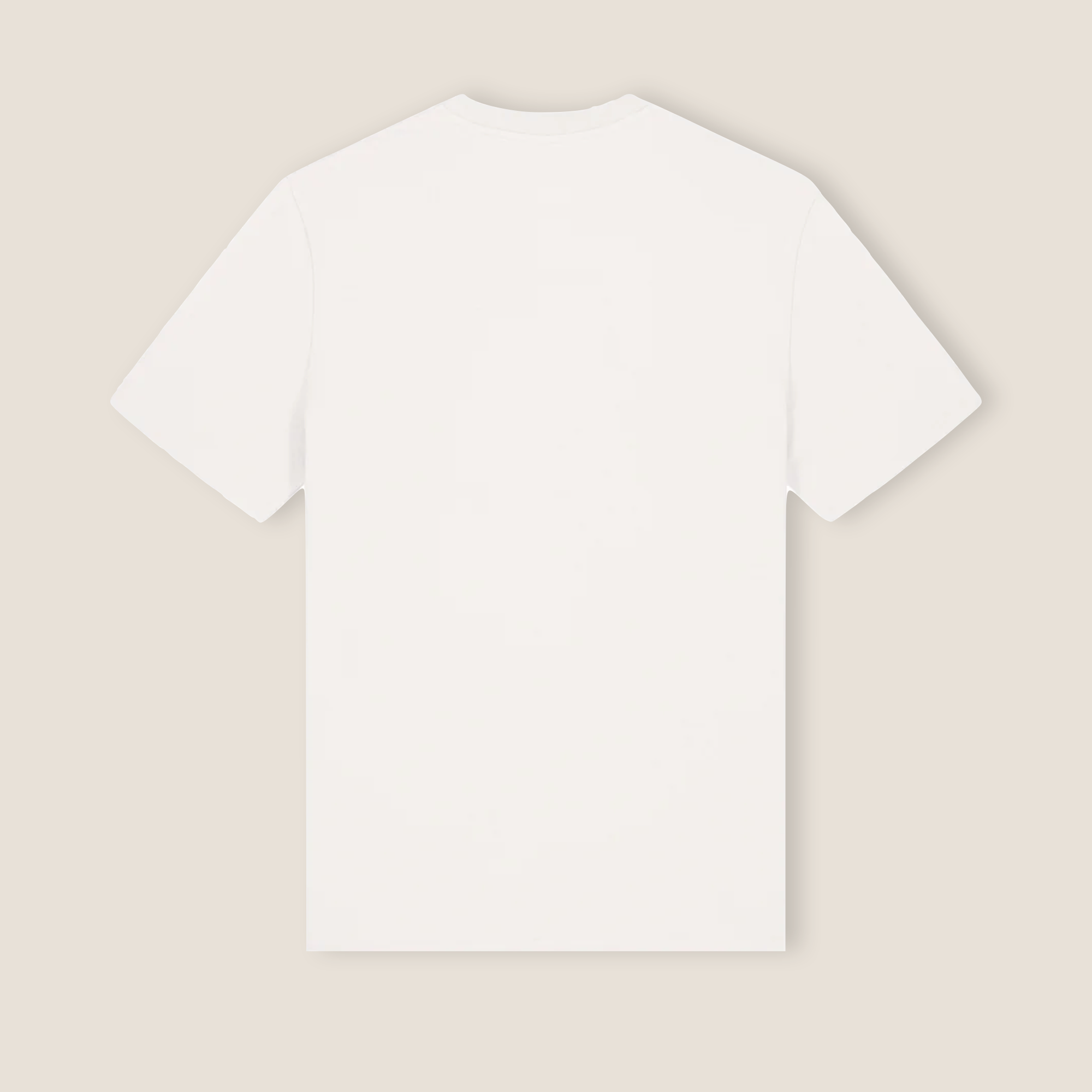 THE POWER POP TEE 180 // off white & burgundy light blue black