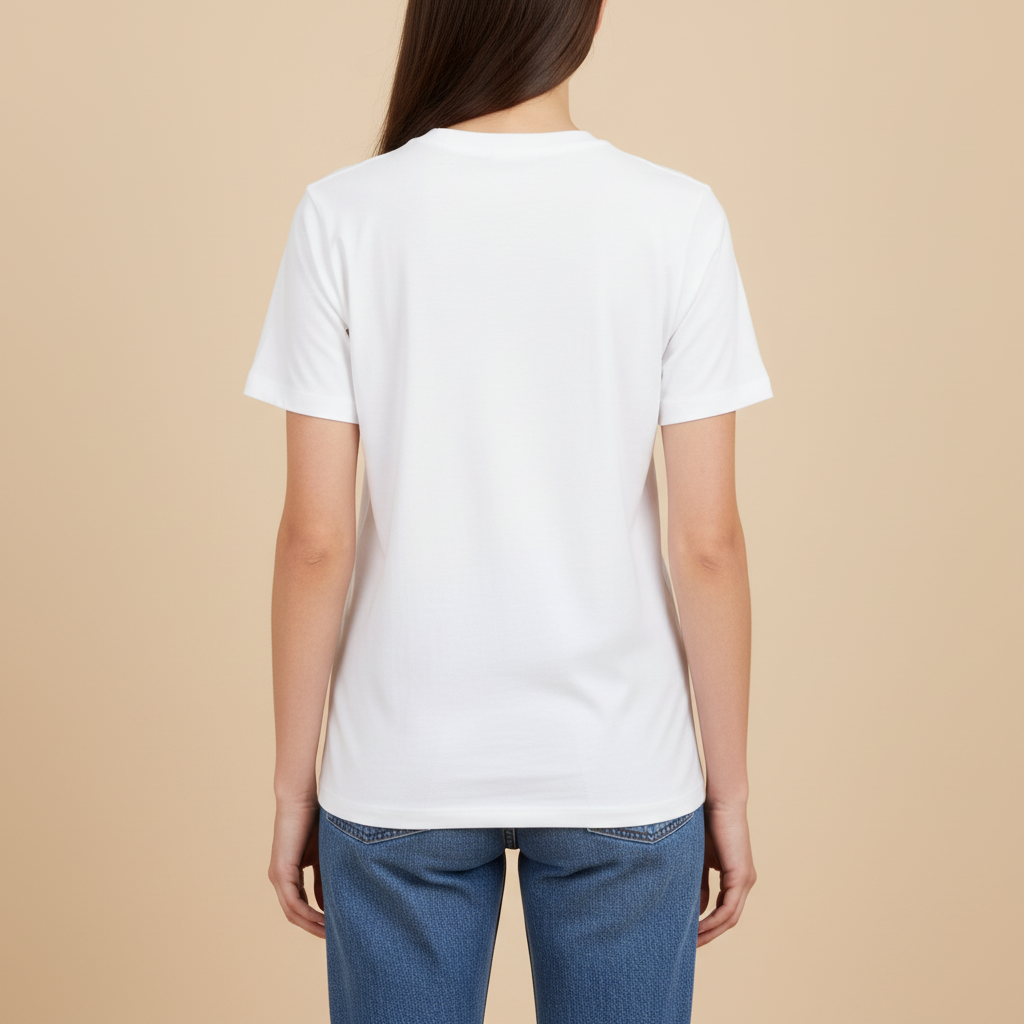 THE POWER POP TEE 180 // off white & blue pink black