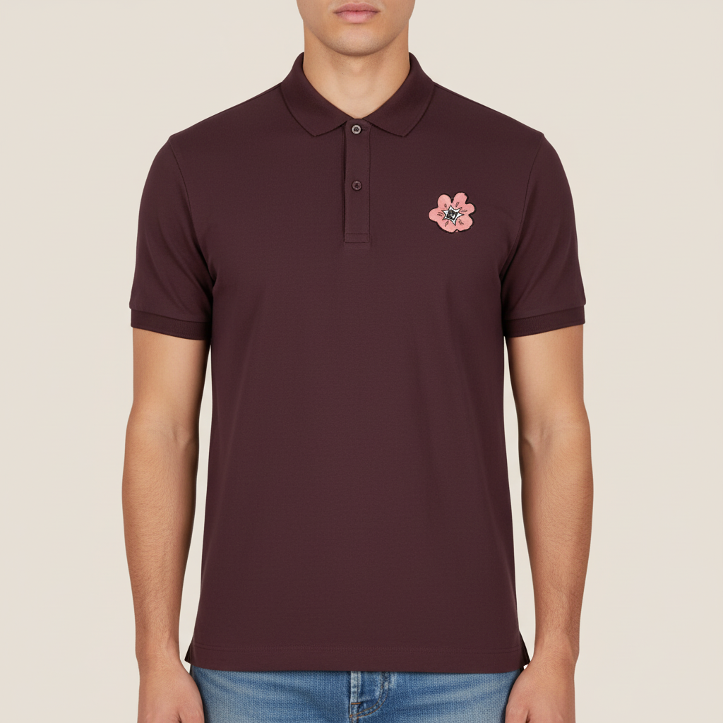 THE POWER POP POLO 240 // eggplant pink