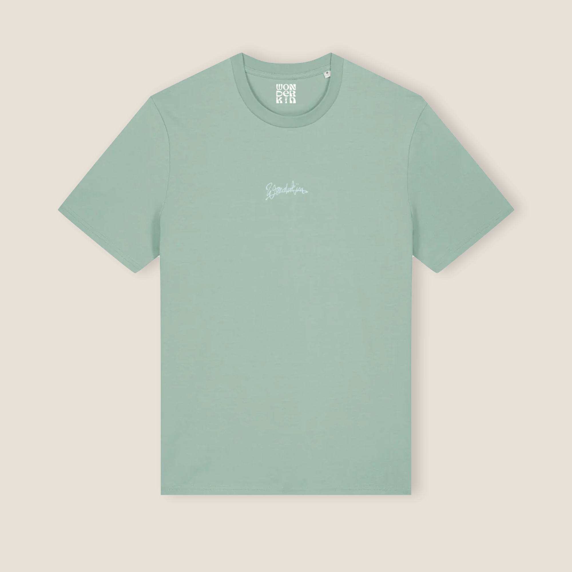 THE POP TEE 180 // aloe with light blue