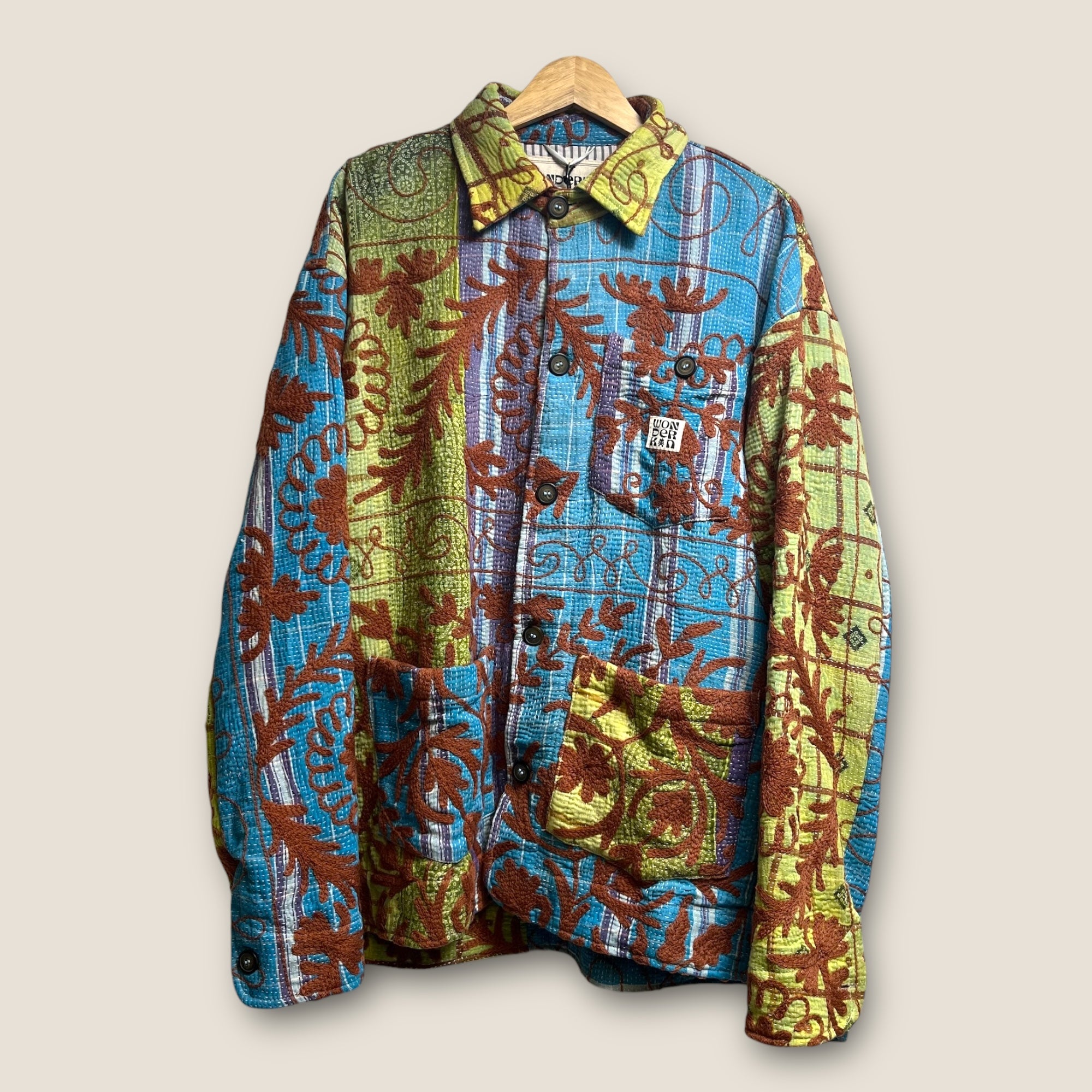 THE LONG KANTHA CHORE JACKET // #12 - ONE of ONE
