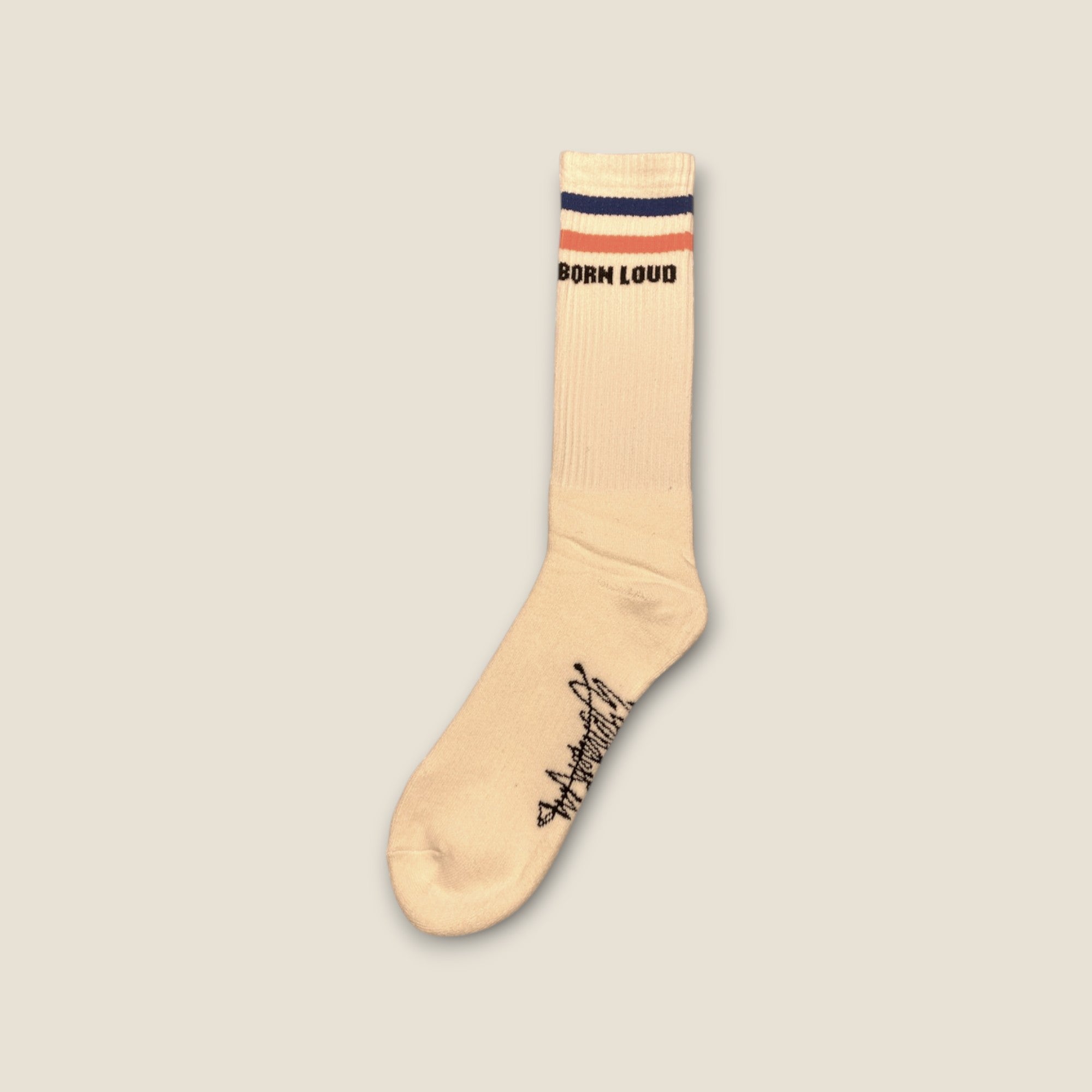 THE BORN LOUD SOCKS // off white