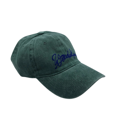 THE POP VINTAGE STREET LOGO CAP // green & dark blue