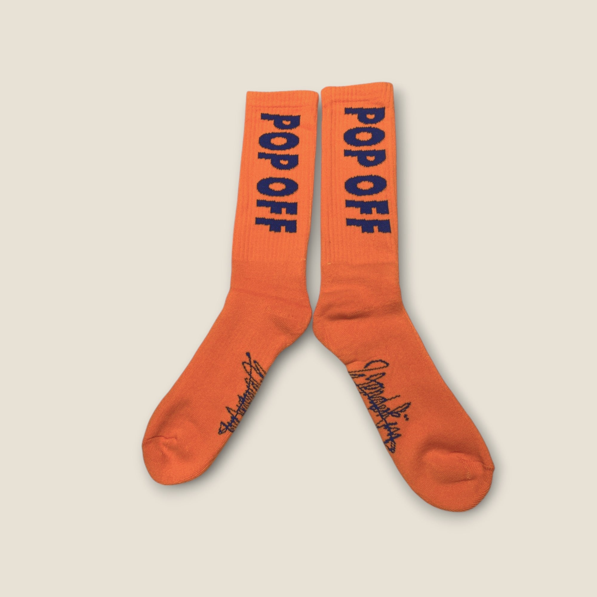 THE POP OFF SOCKS // orange