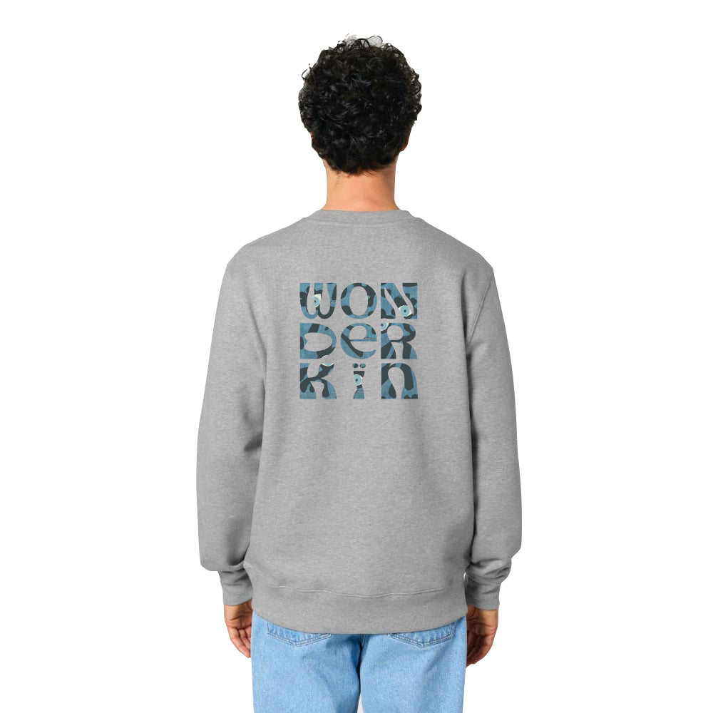 THE POP SWEATSHIRT 350 // heather grey & the play