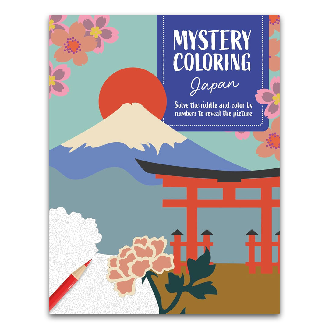 MYSTERY COLORING JAPAN // Creative Coloring book