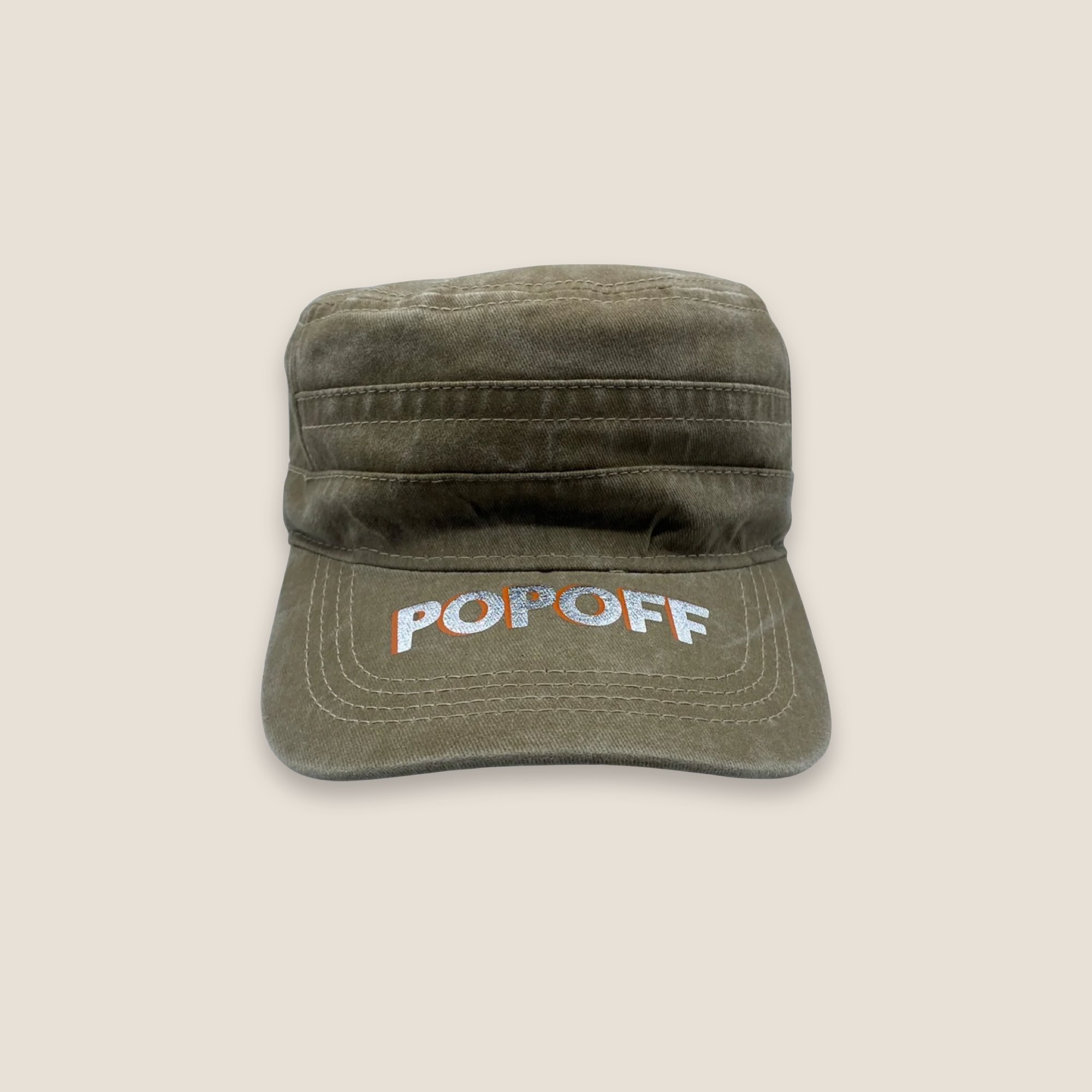 THE POP-OFF CADET CAP // Sand + Holo